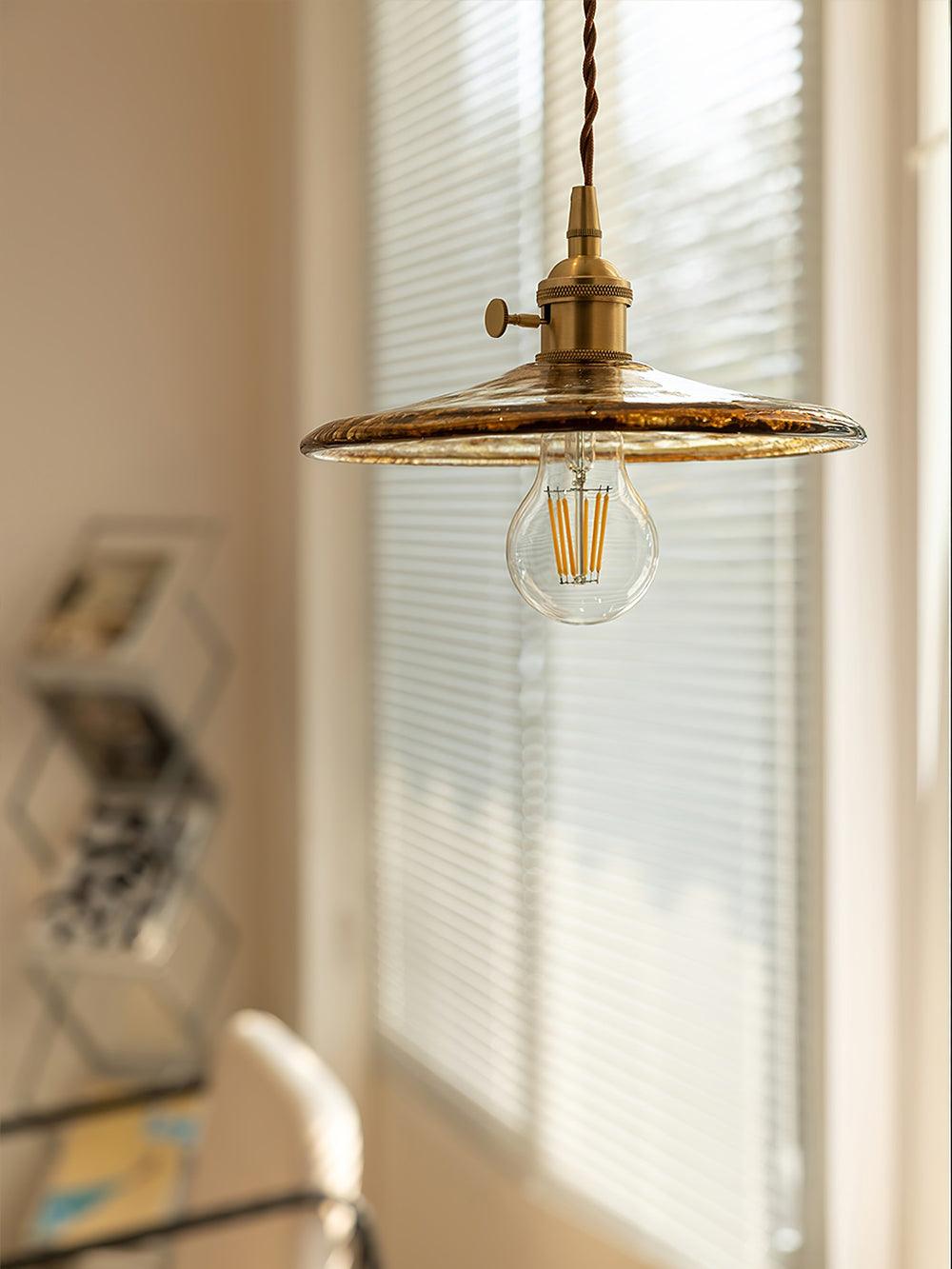 Sage Vintage Glass Pendant Light - Letslighting