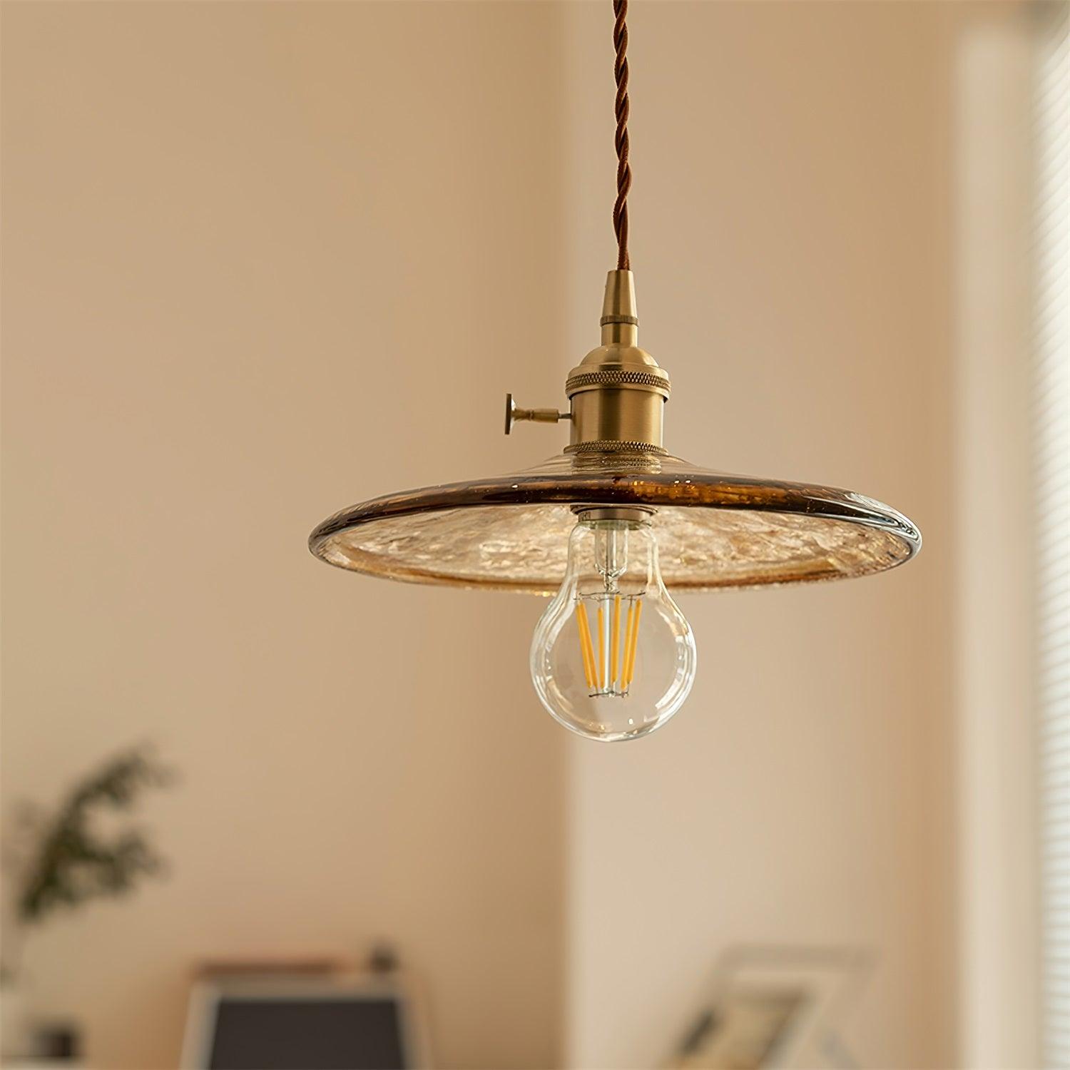 Sage Vintage Glass Pendant Light - Letslighting
