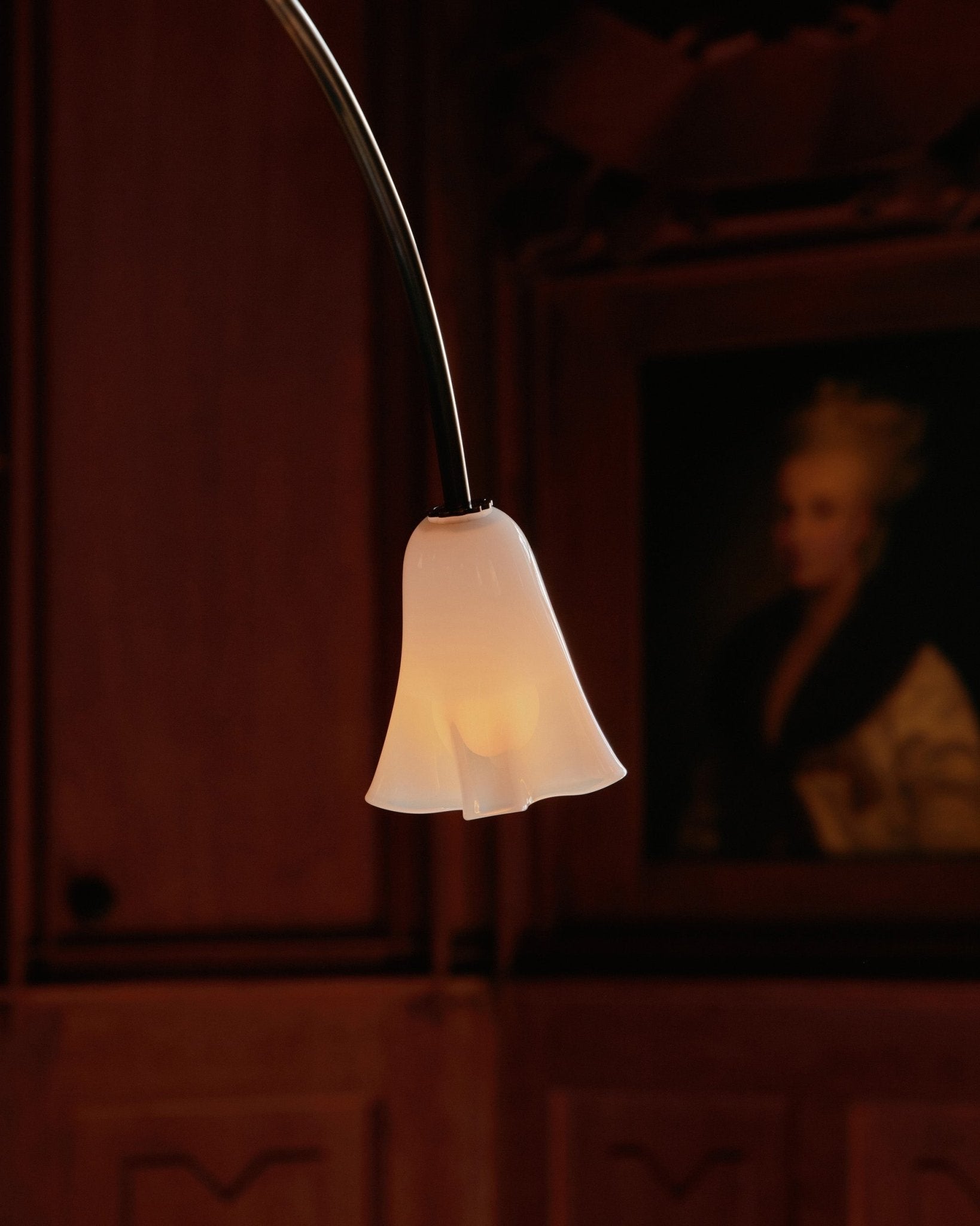 Aurora Chandelier Blossom Petal Glass Arms - Letslighting