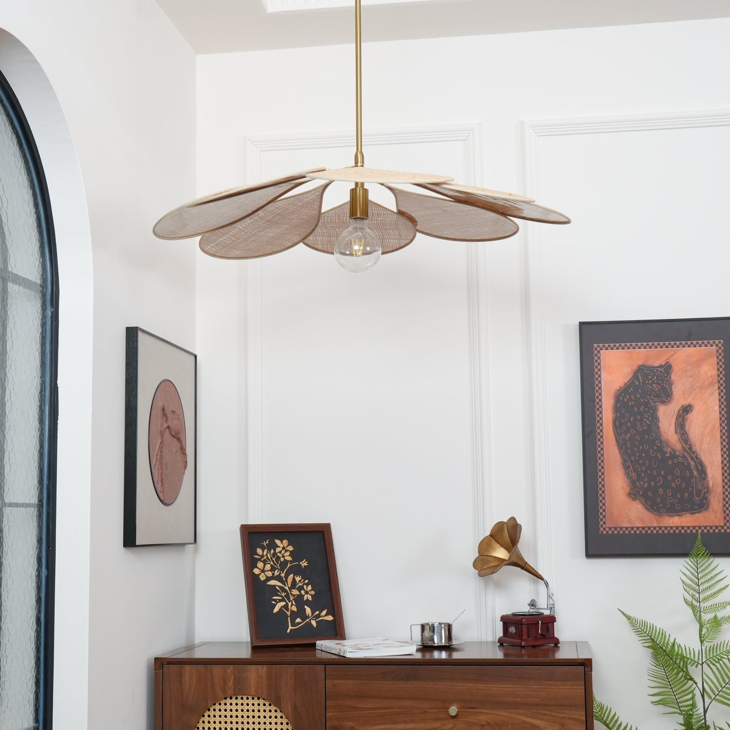 Petals Bloom Rattan Pendant Lamp - Letslighting