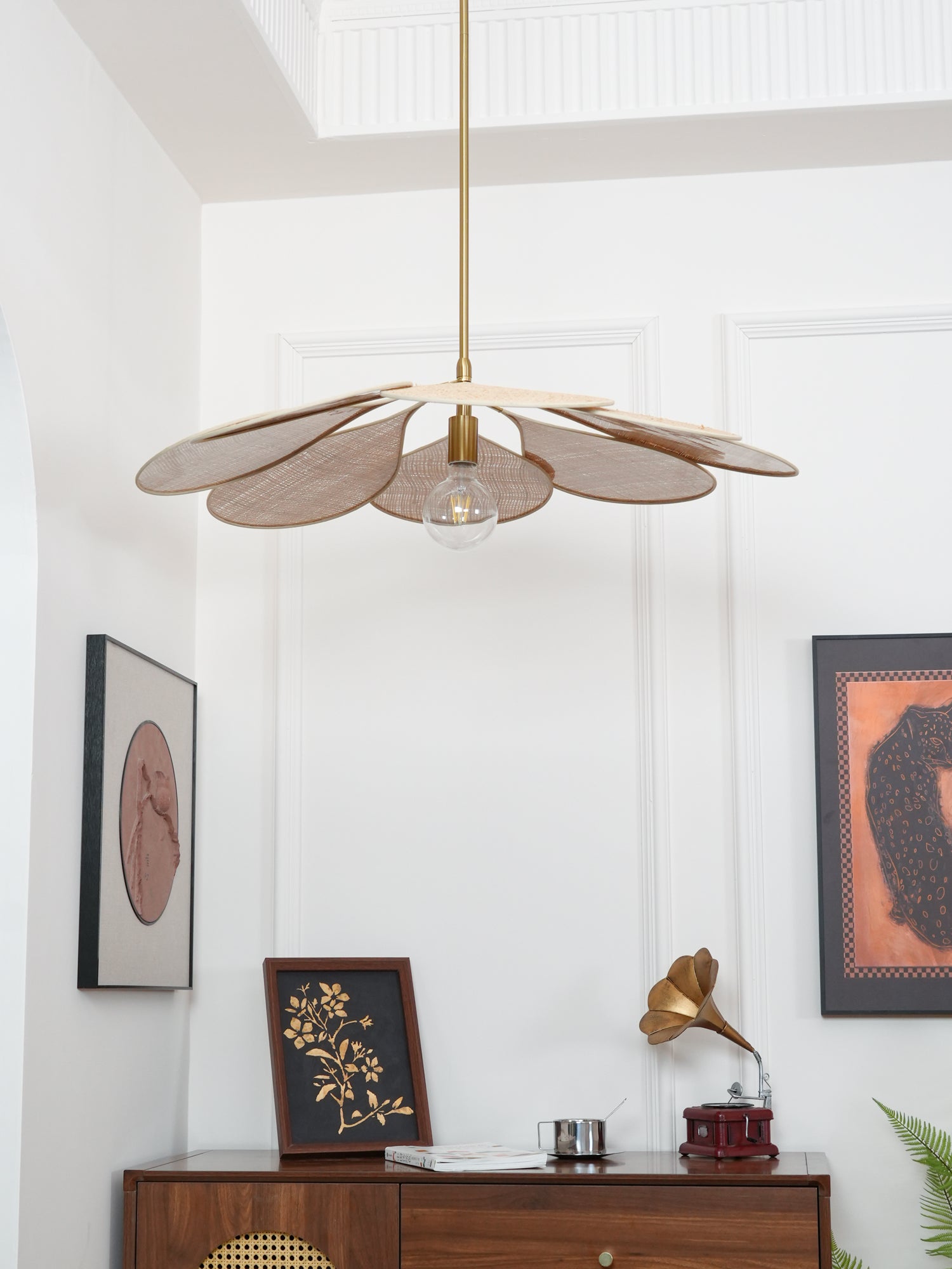 Petals Bloom Rattan Pendant Lamp - Letslighting
