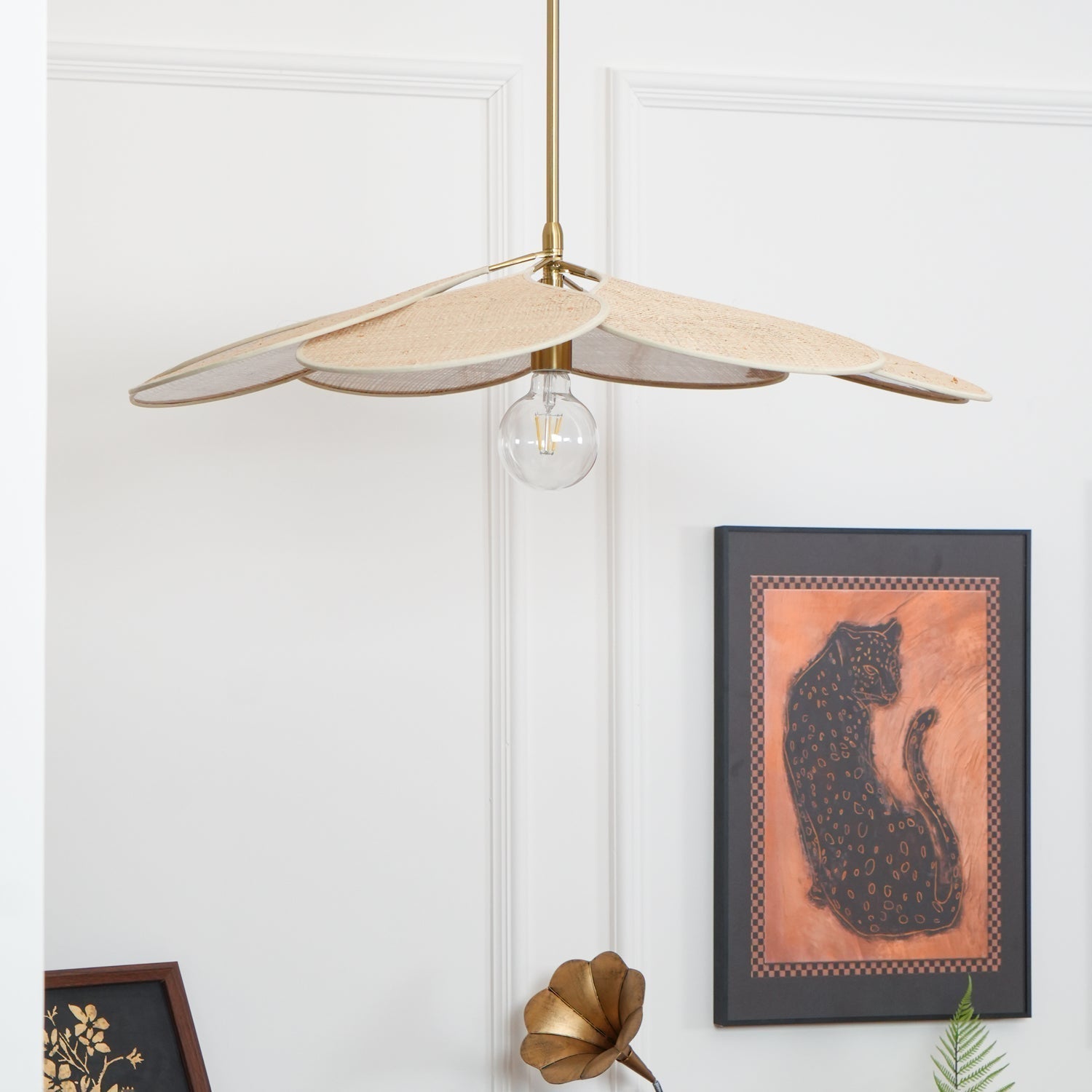 Petals Bloom Rattan Pendant Lamp - Letslighting