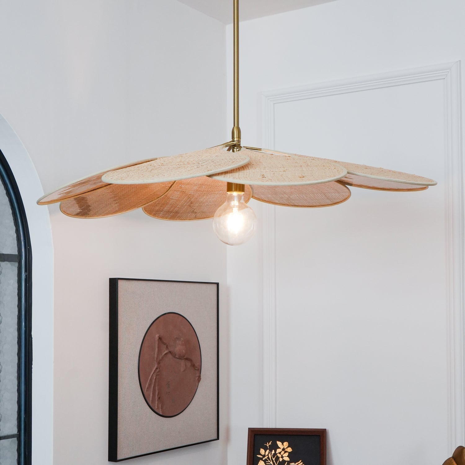 Petals Bloom Rattan Pendant Lamp - Letslighting