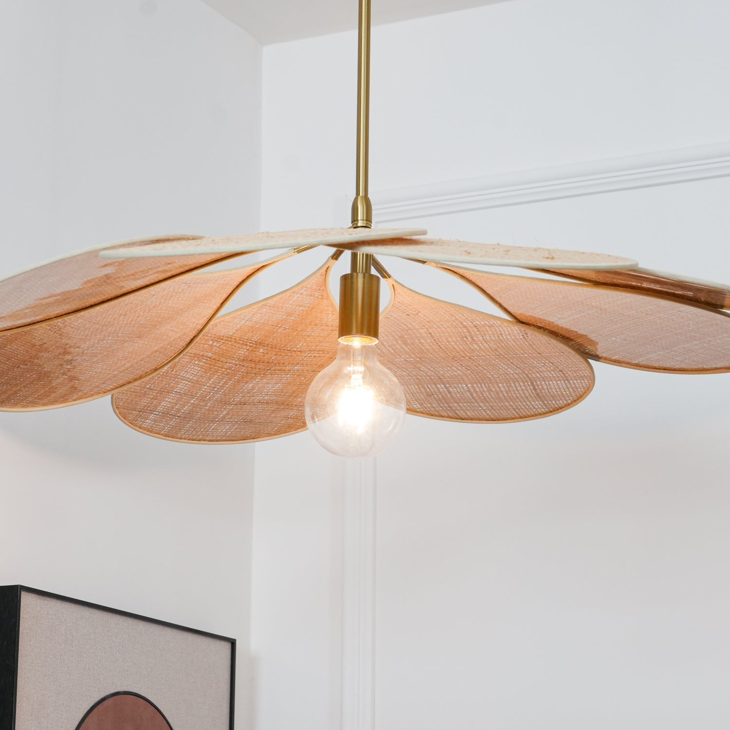 Petals Bloom Rattan Pendant Lamp - Letslighting