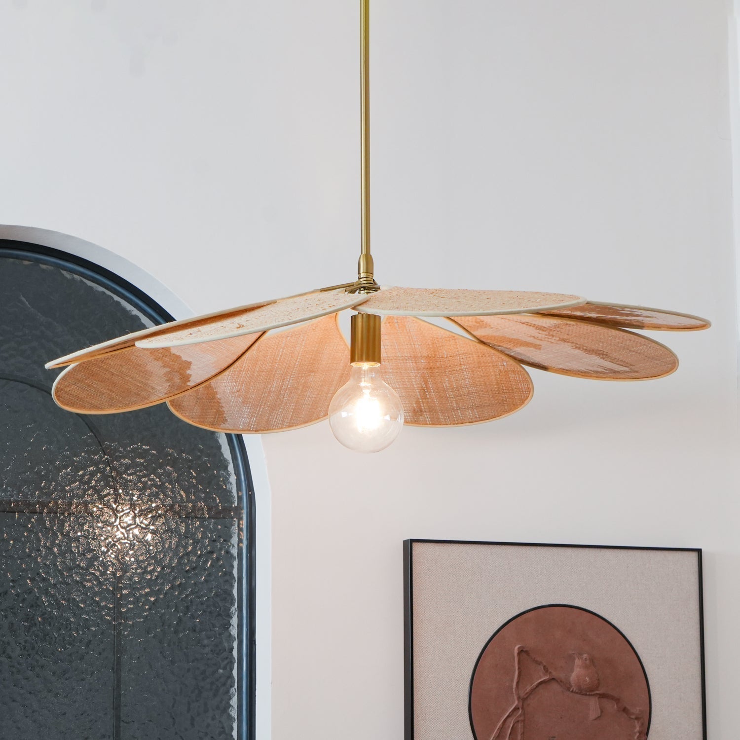 Petals Bloom Rattan Pendant Lamp - Letslighting