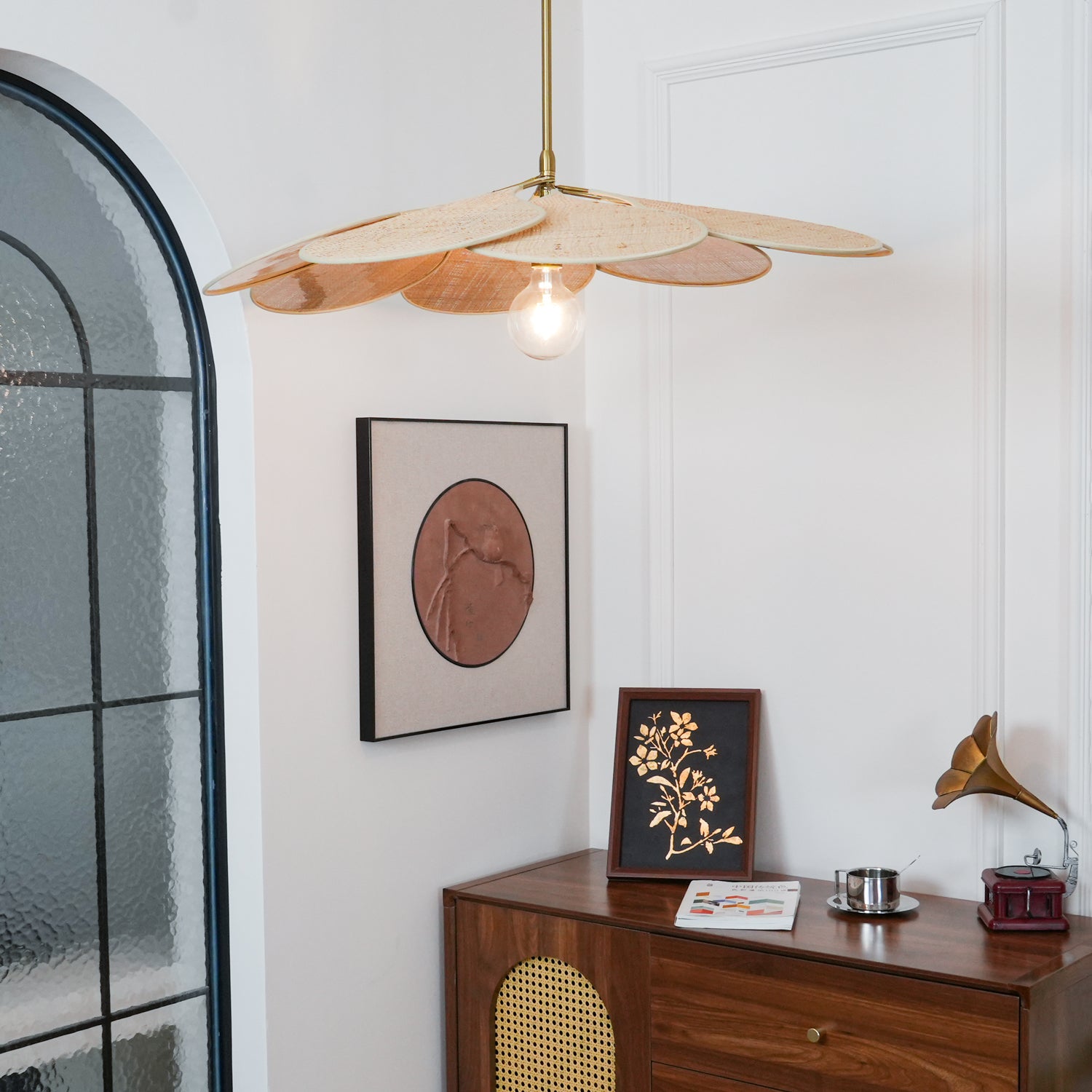 Petals Bloom Rattan Pendant Lamp - Letslighting