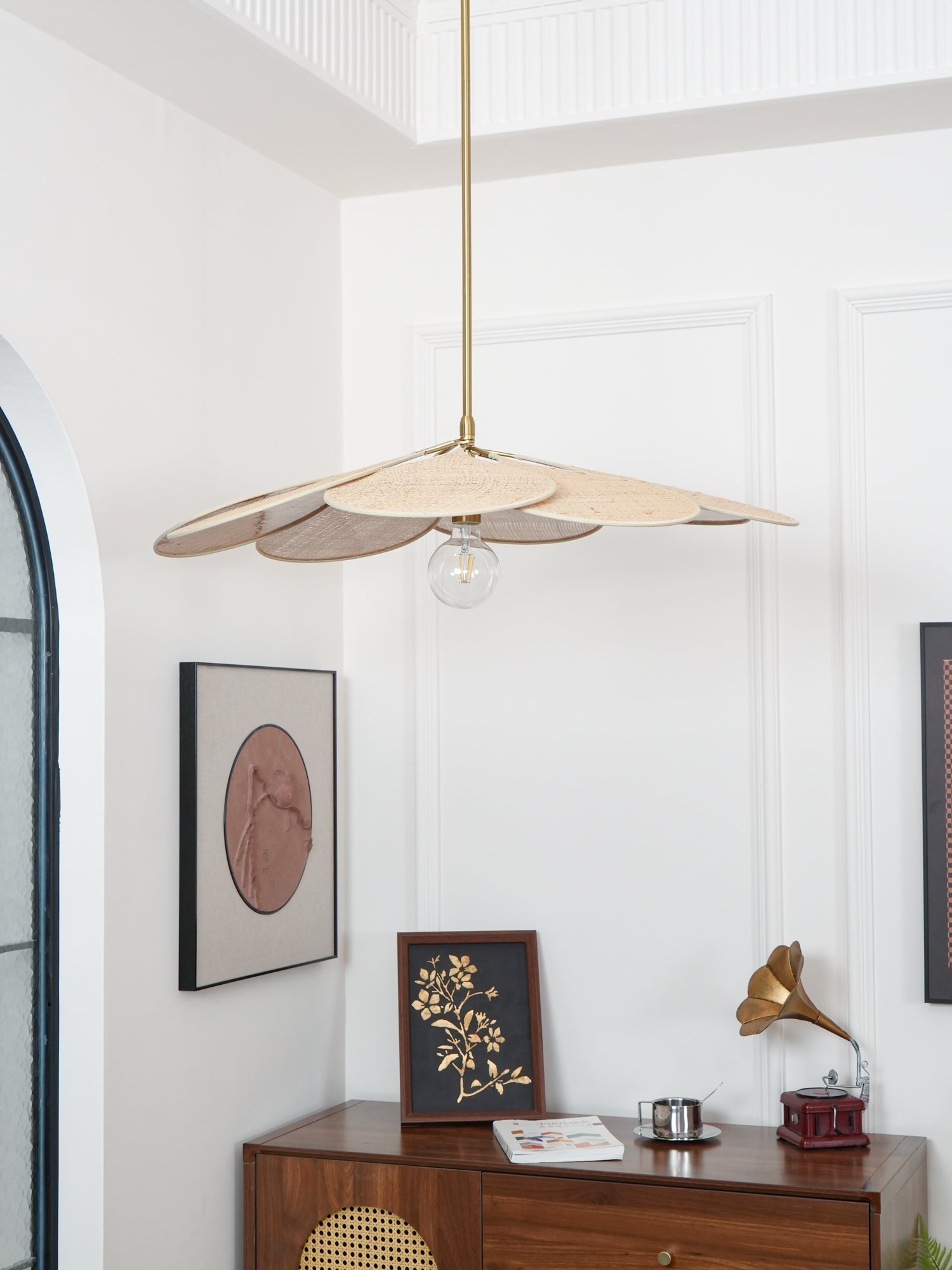Petals Bloom Rattan Pendant Lamp - Letslighting
