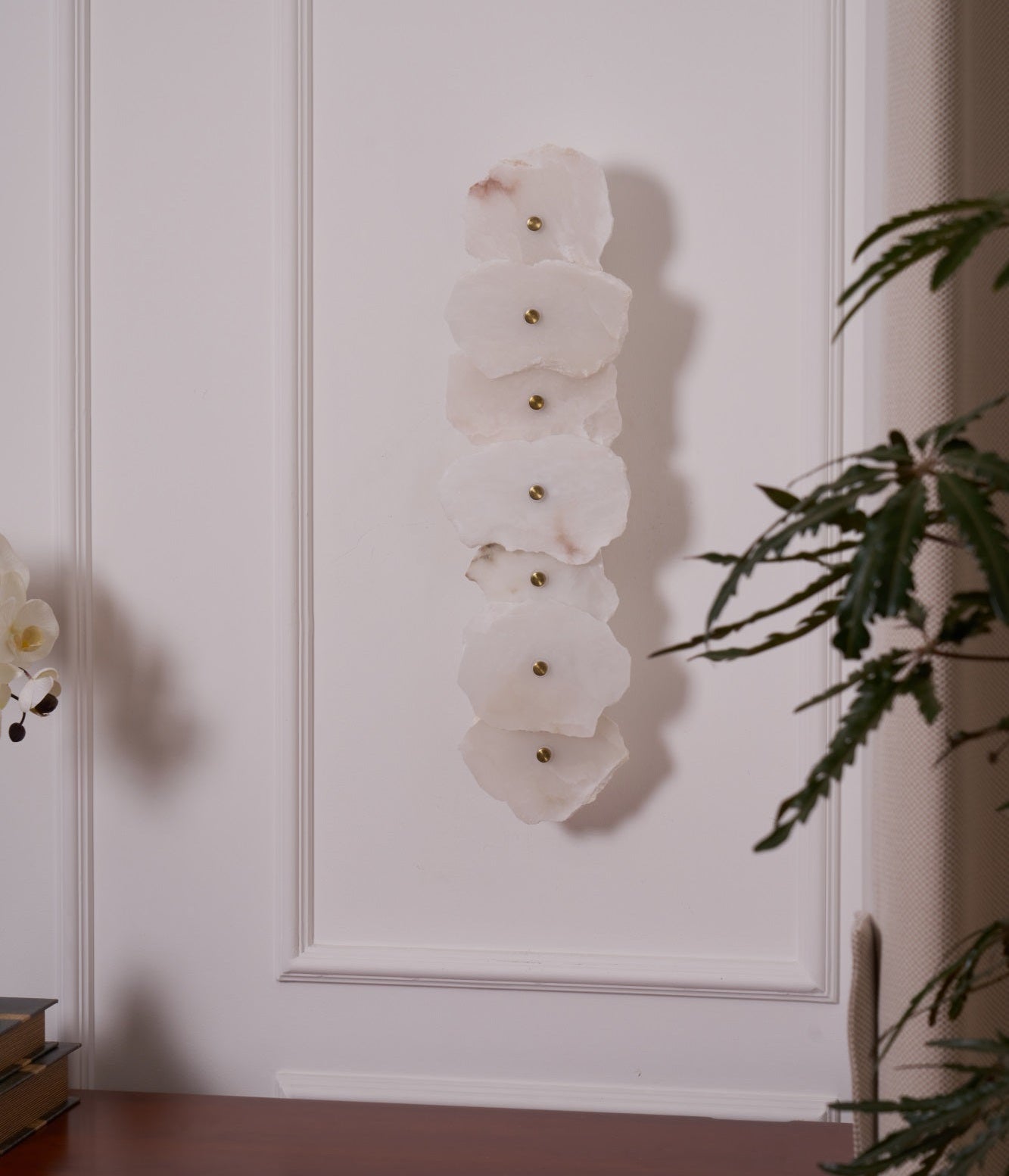 Alaeila Floral Cluster Alabaster Wall Light - Letslighting