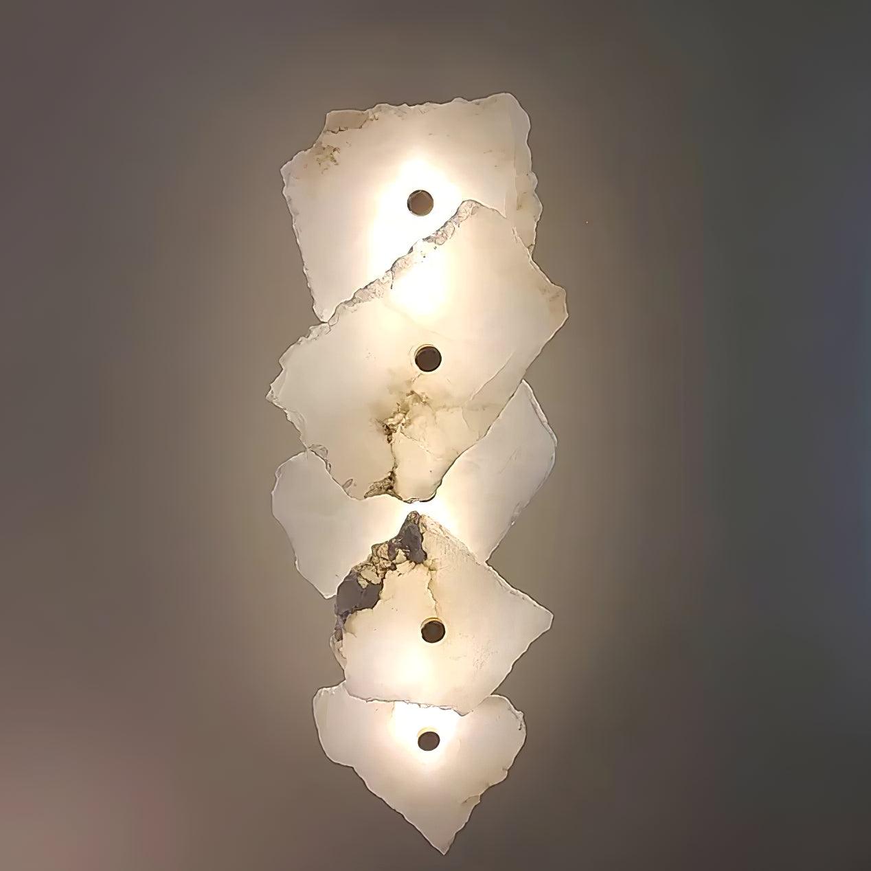 Alaeila Floral Cluster Alabaster Wall Light - Letslighting