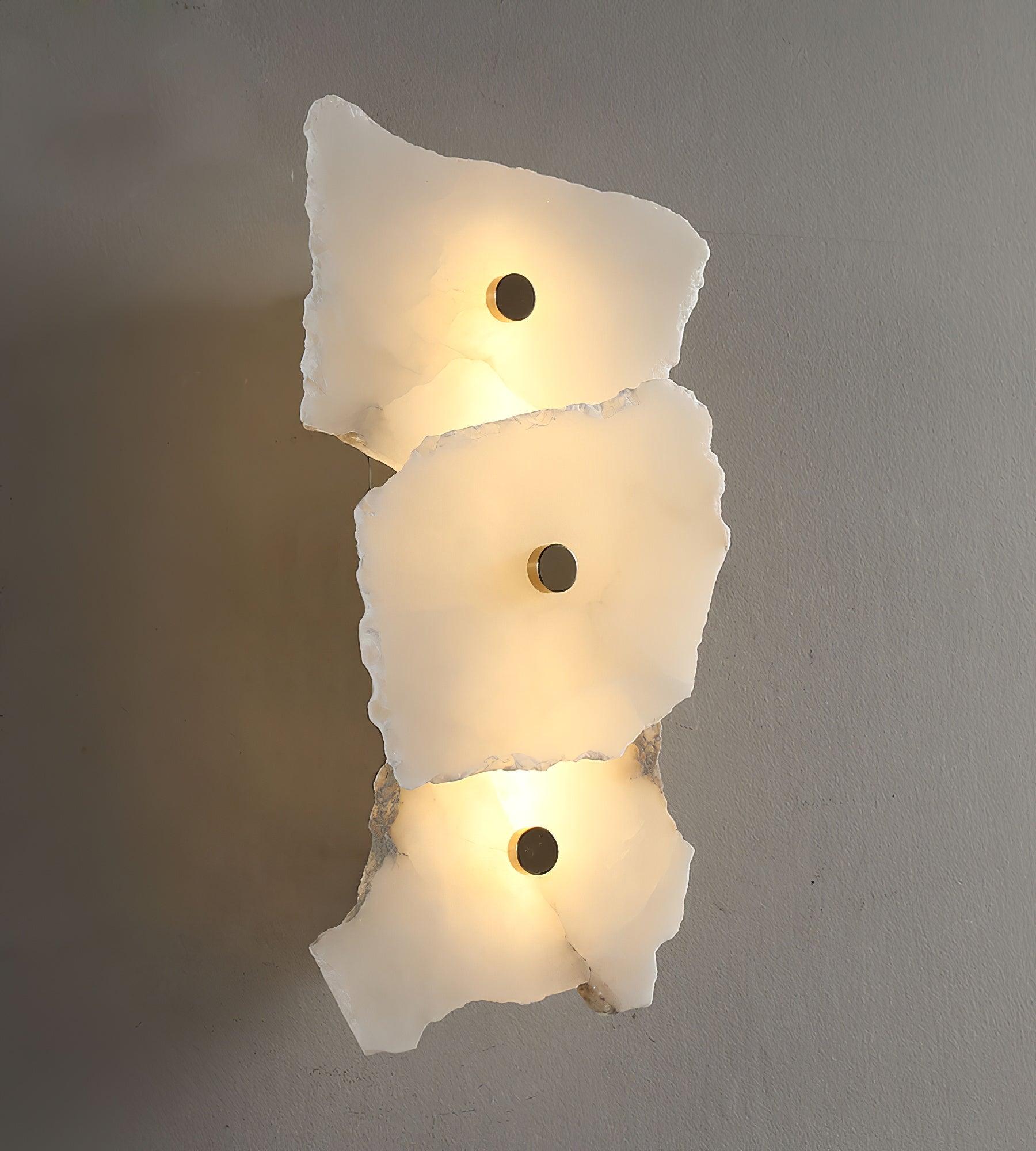 Alaeila Floral Cluster Alabaster Wall Light - Letslighting