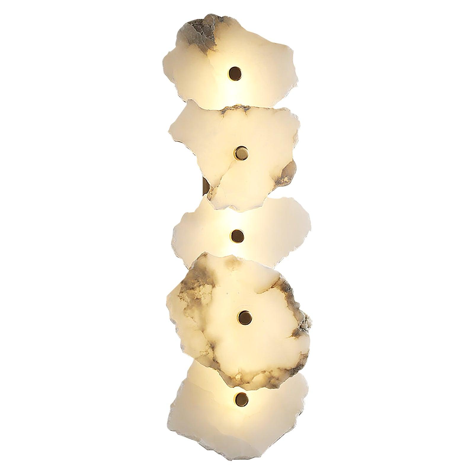 Alaeila Floral Cluster Alabaster Wall Light - Letslighting