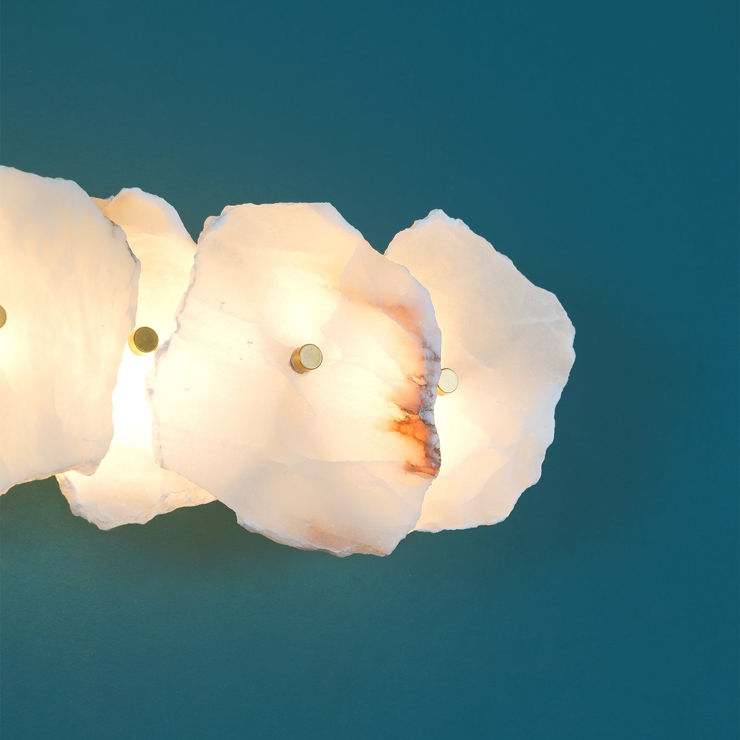Ritta Lámpara de Pared Flor de Alabastro