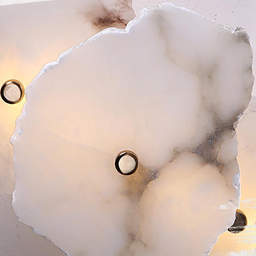 Alaeila Floral Cluster Alabaster Wall Light - Letslighting