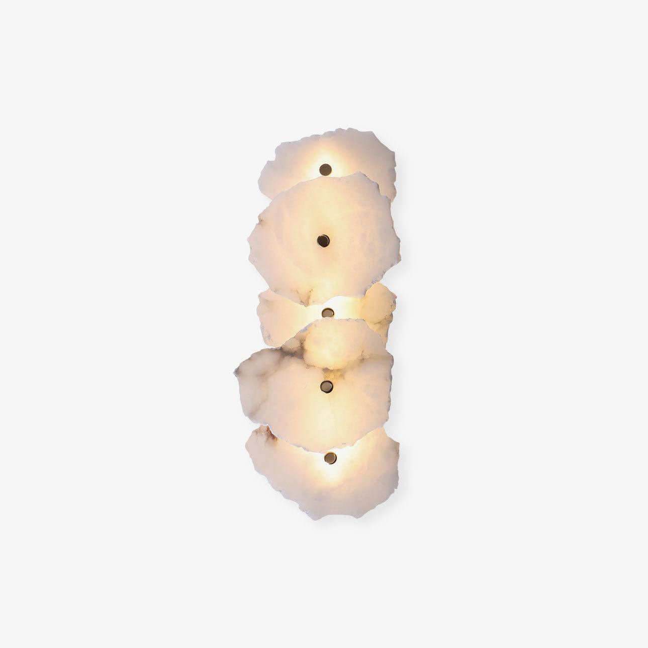 Alaeila Floral Cluster Alabaster Wall Light - Letslighting