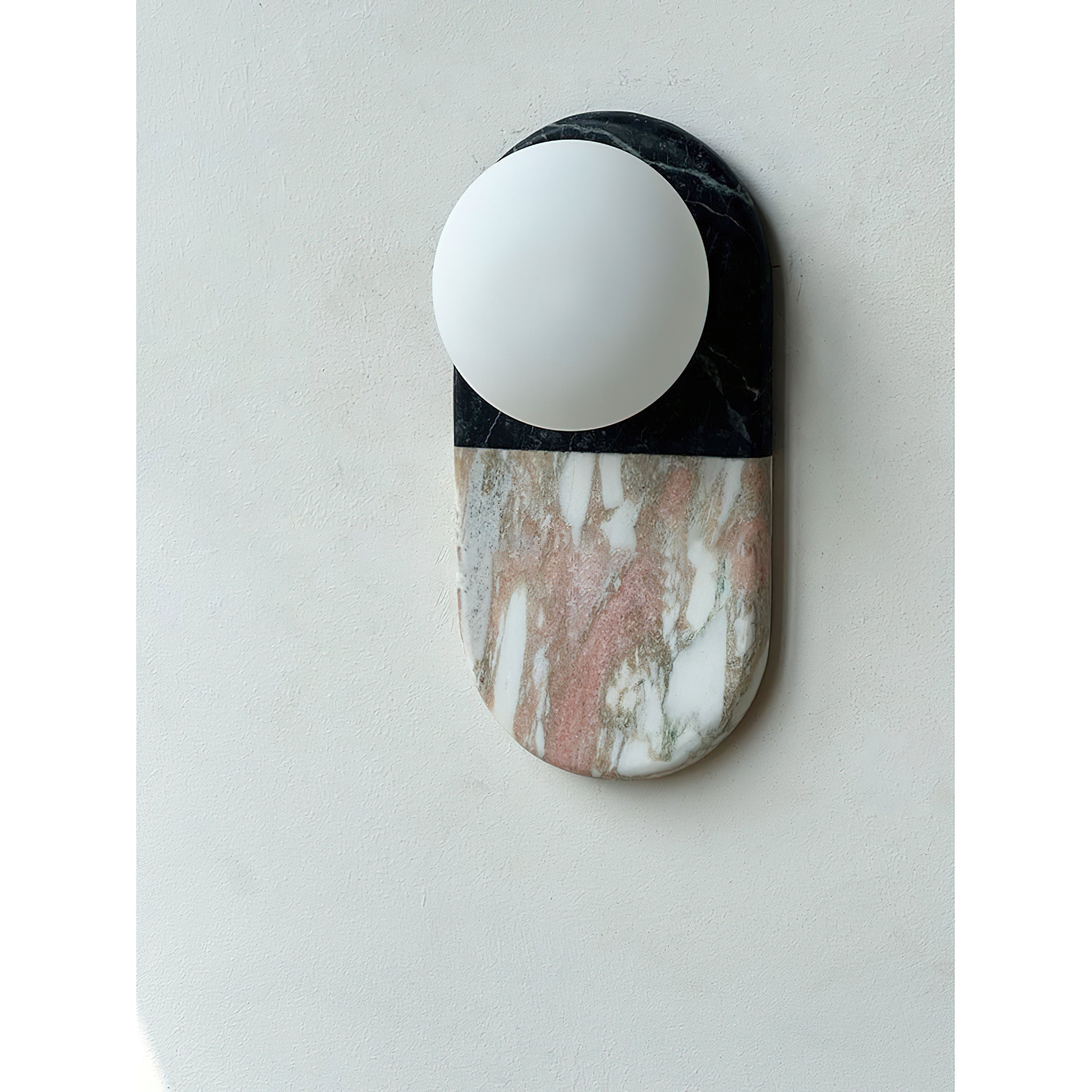 Alvynan Modern Minimalist Marble Sconce Wall Lamp - Lamp Copper