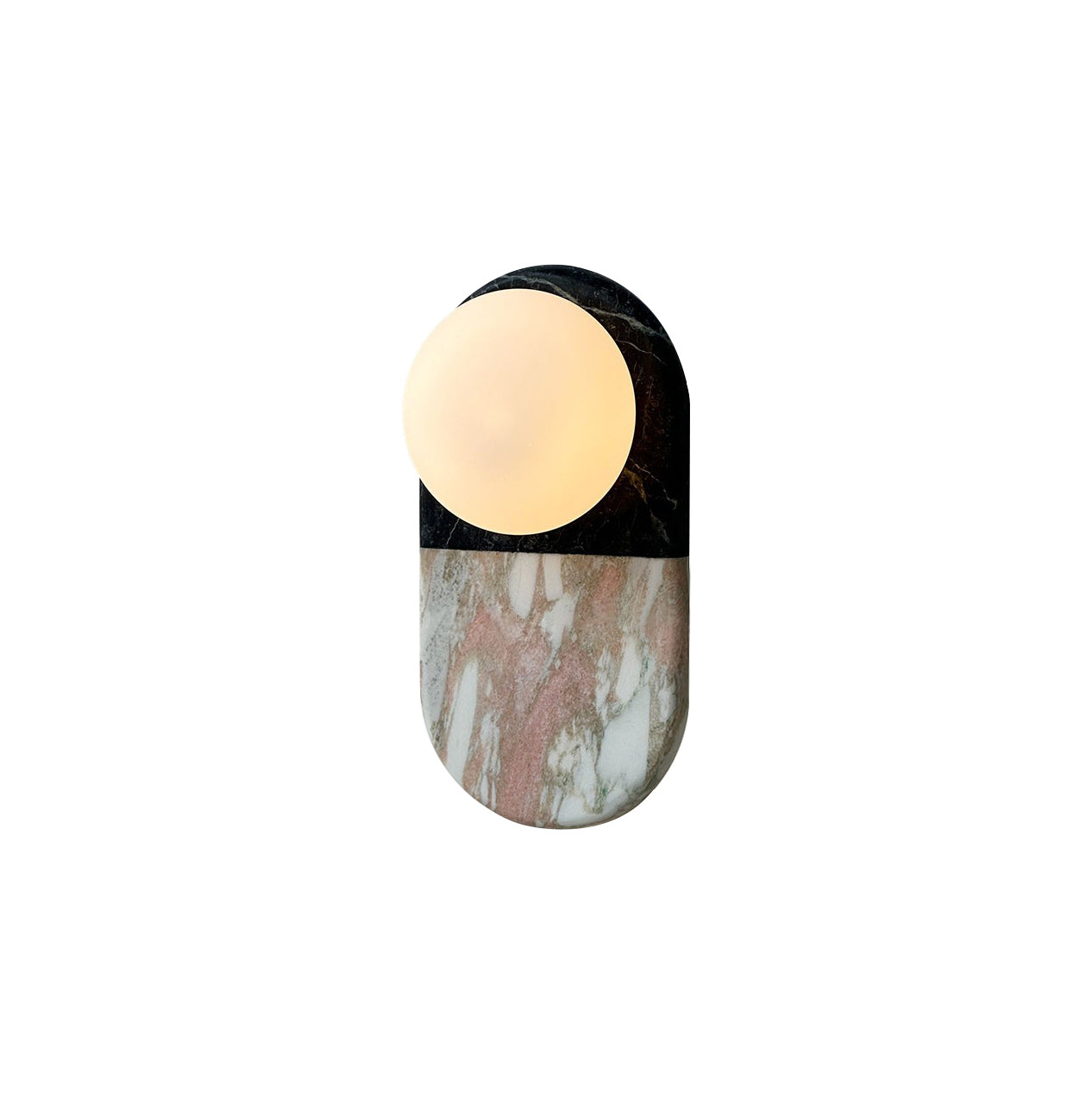 Alvynan Modern Minimalist Marble Sconce Wall Lamp - Lamp Copper