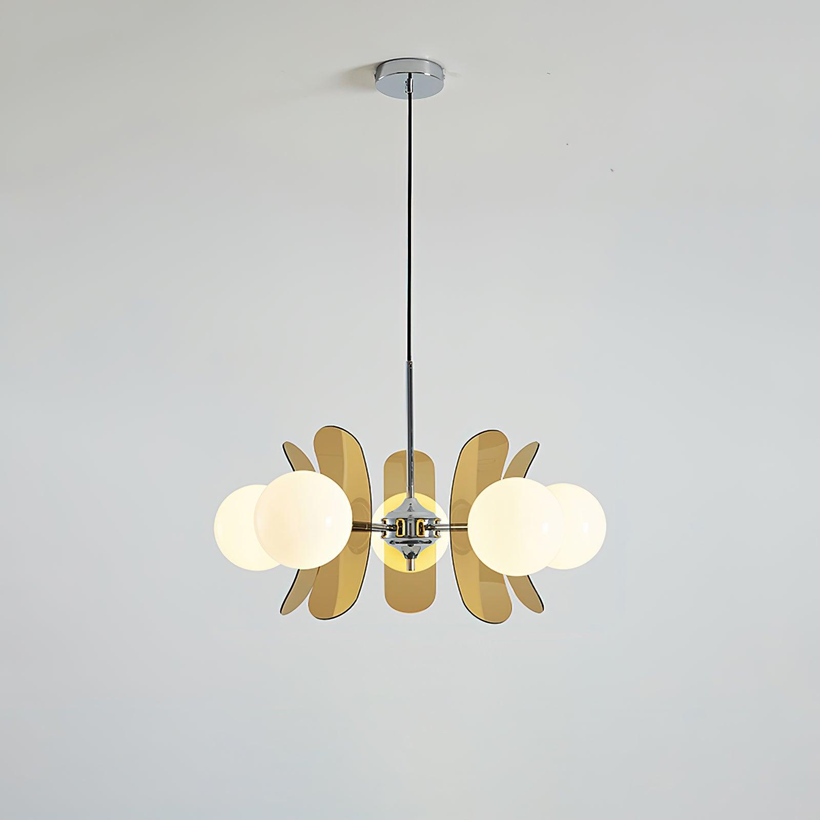 Aira  Chandelier Brown &Orange