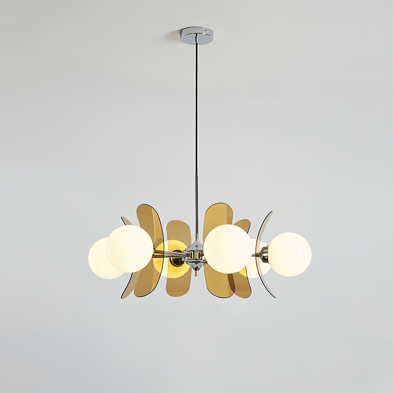 Aira  Chandelier Brown &Orange