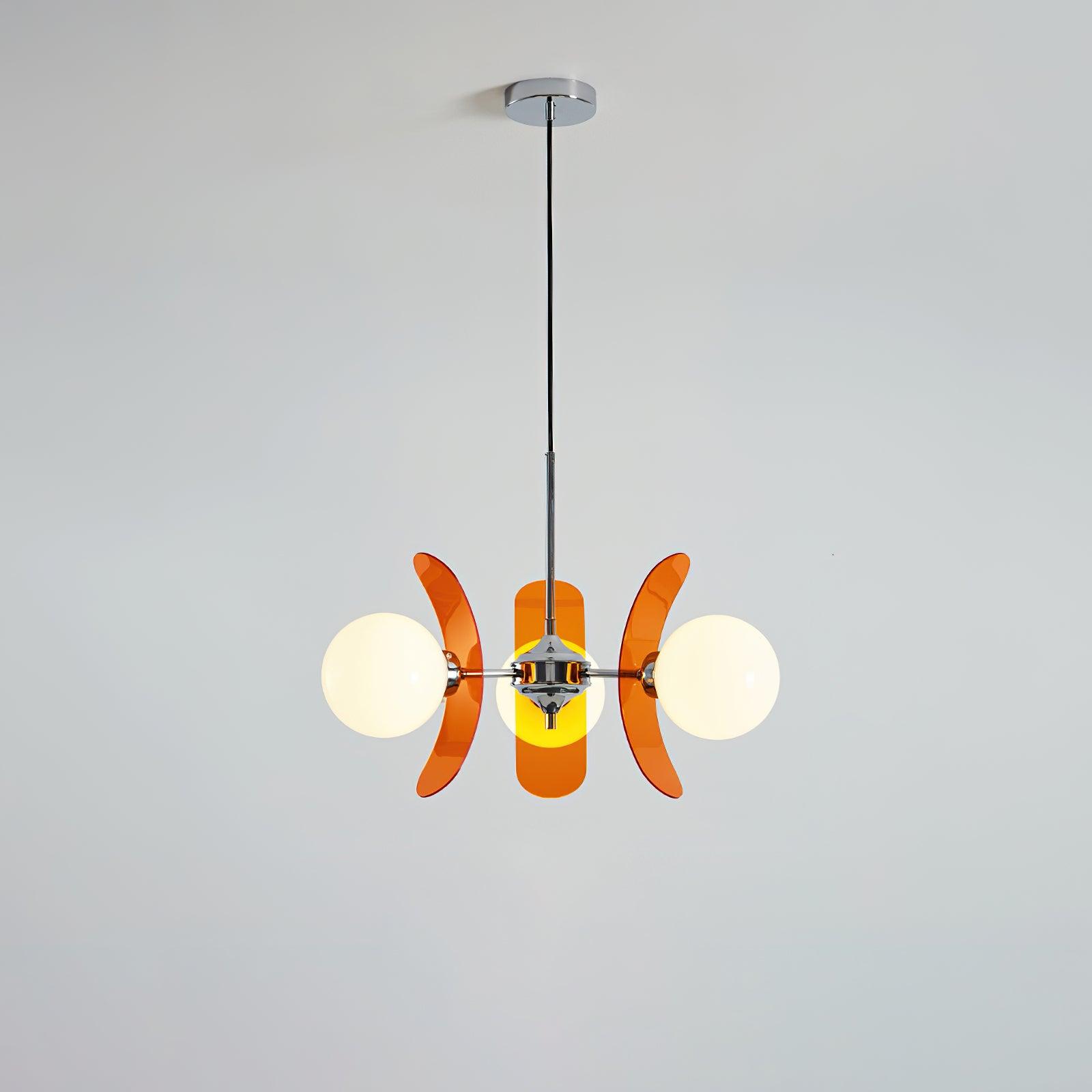 Aira  Chandelier Brown &Orange