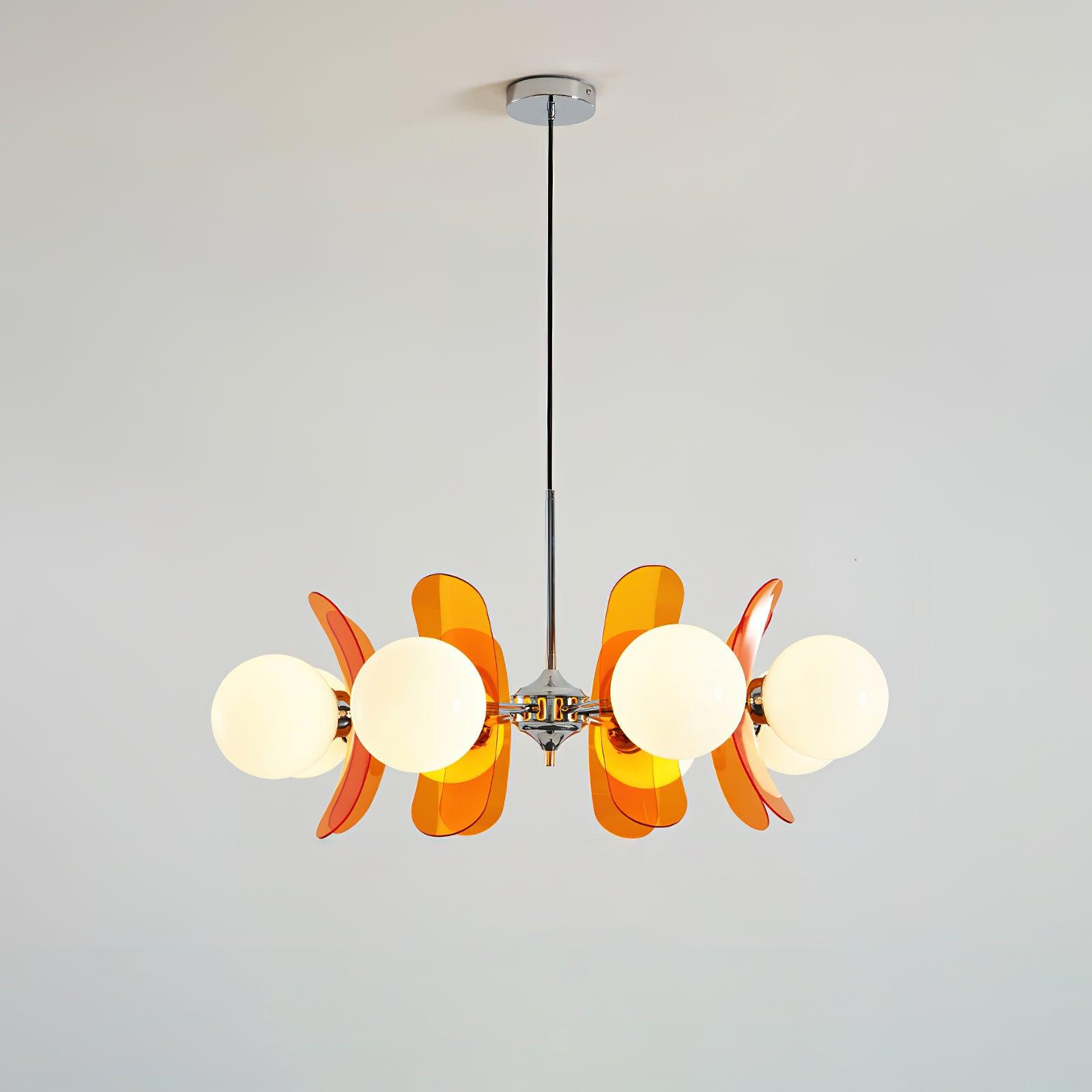 Aira  Chandelier Brown &Orange
