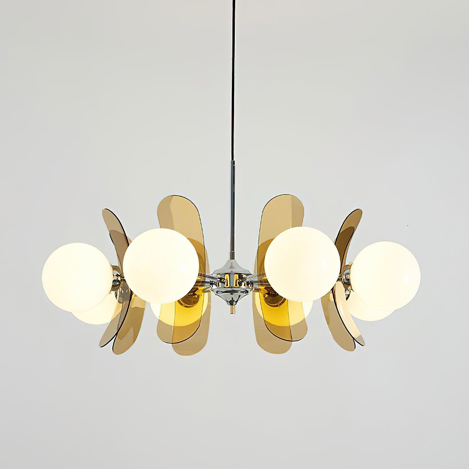 Aira  Chandelier Brown &Orange