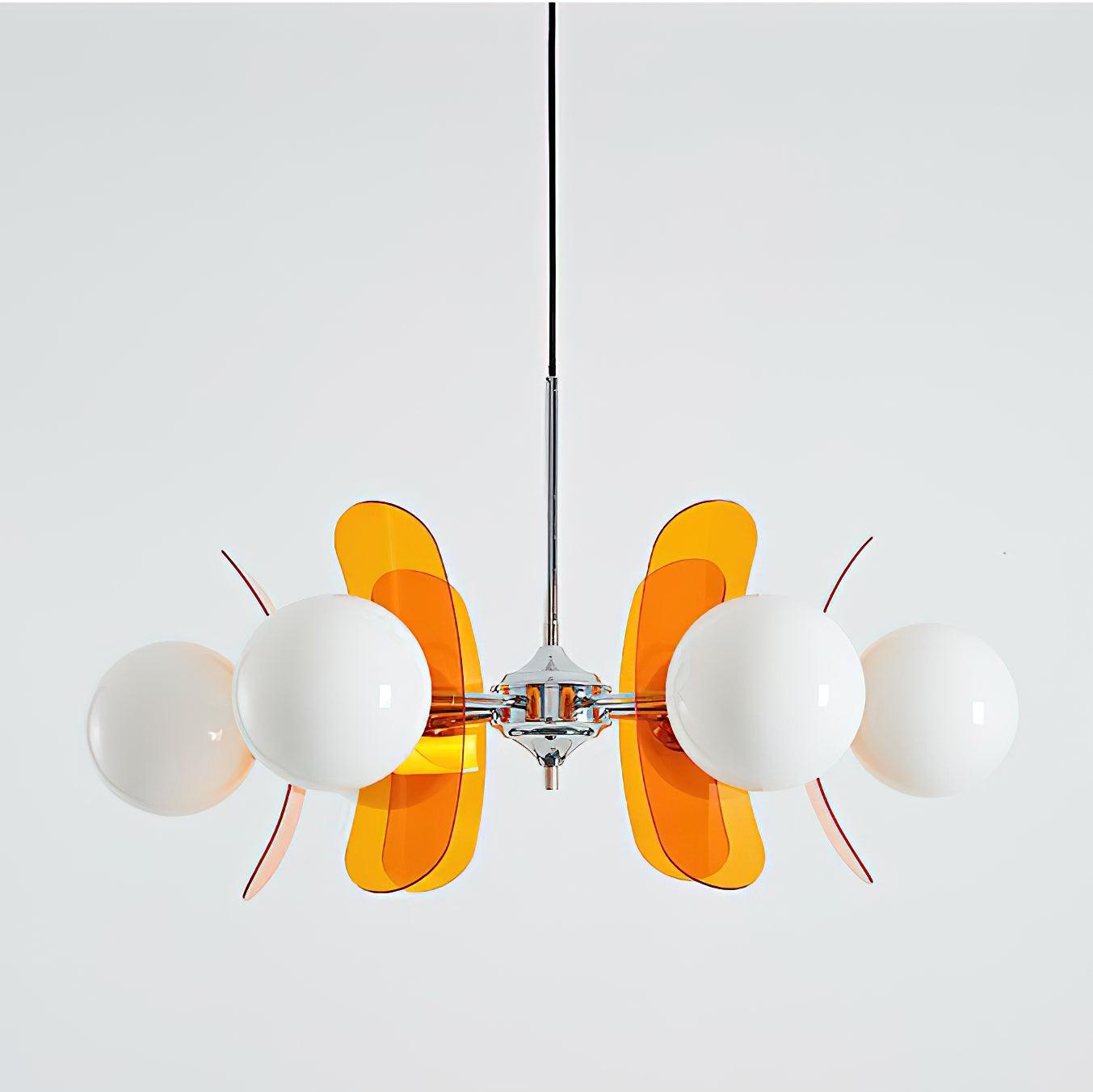 Aira  Chandelier Brown &Orange