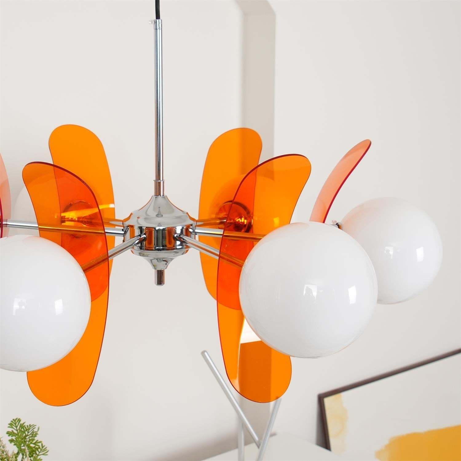 Aira  Chandelier Brown &Orange