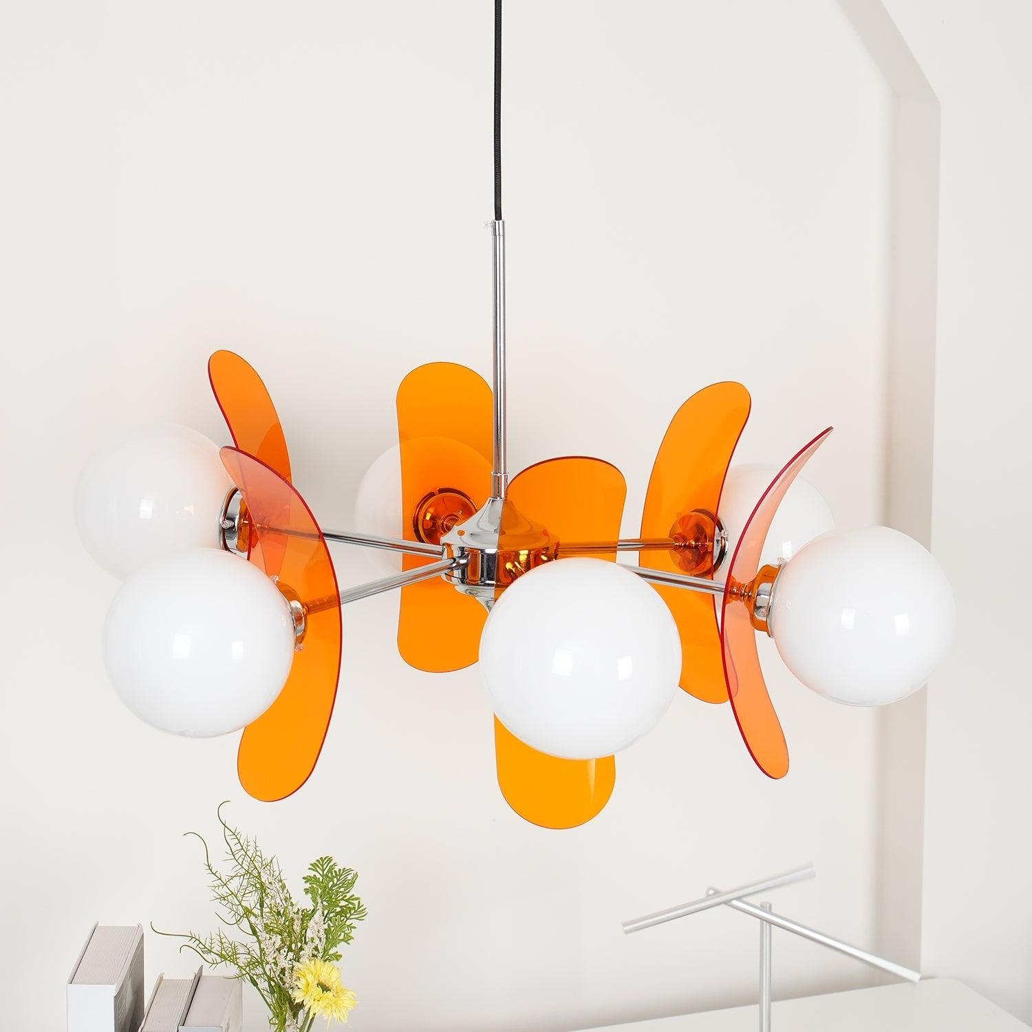 Aira  Chandelier Brown &Orange