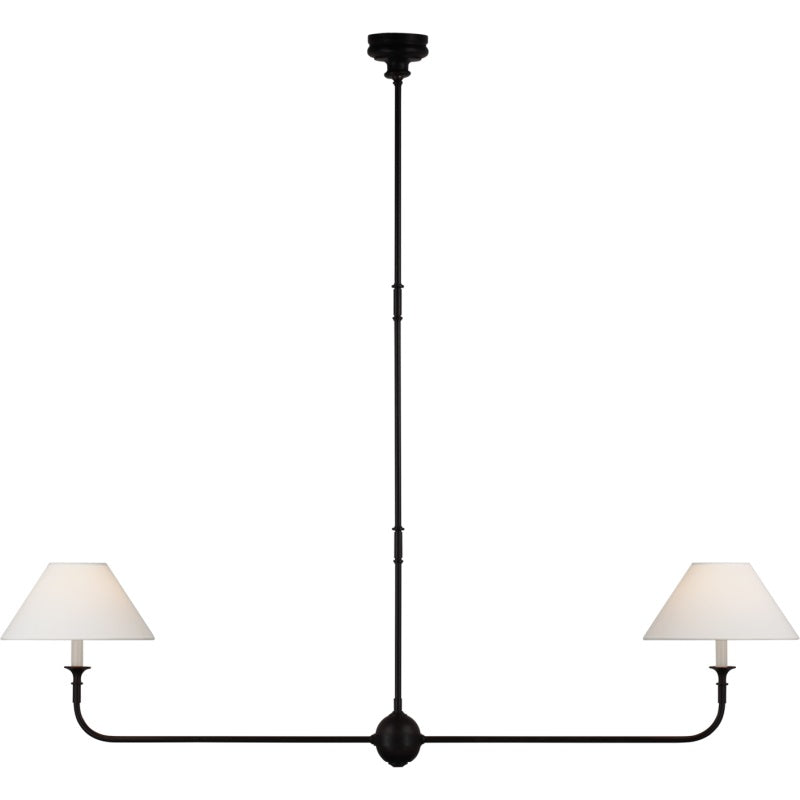 Silva Lámpara de Araña Lineal LED Moderna de Metal