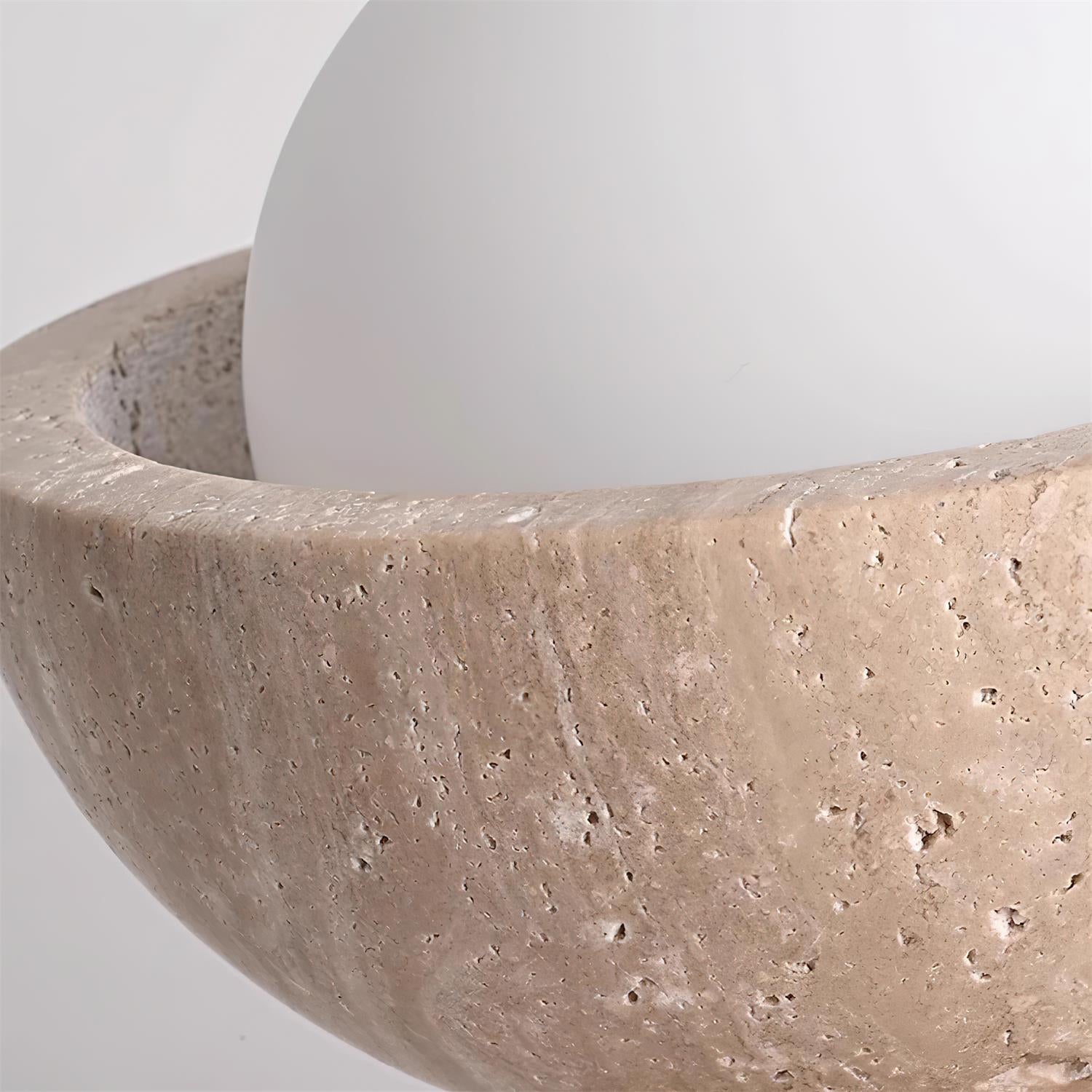 Ritta Lámpara de Techo Minimalista de Travertino