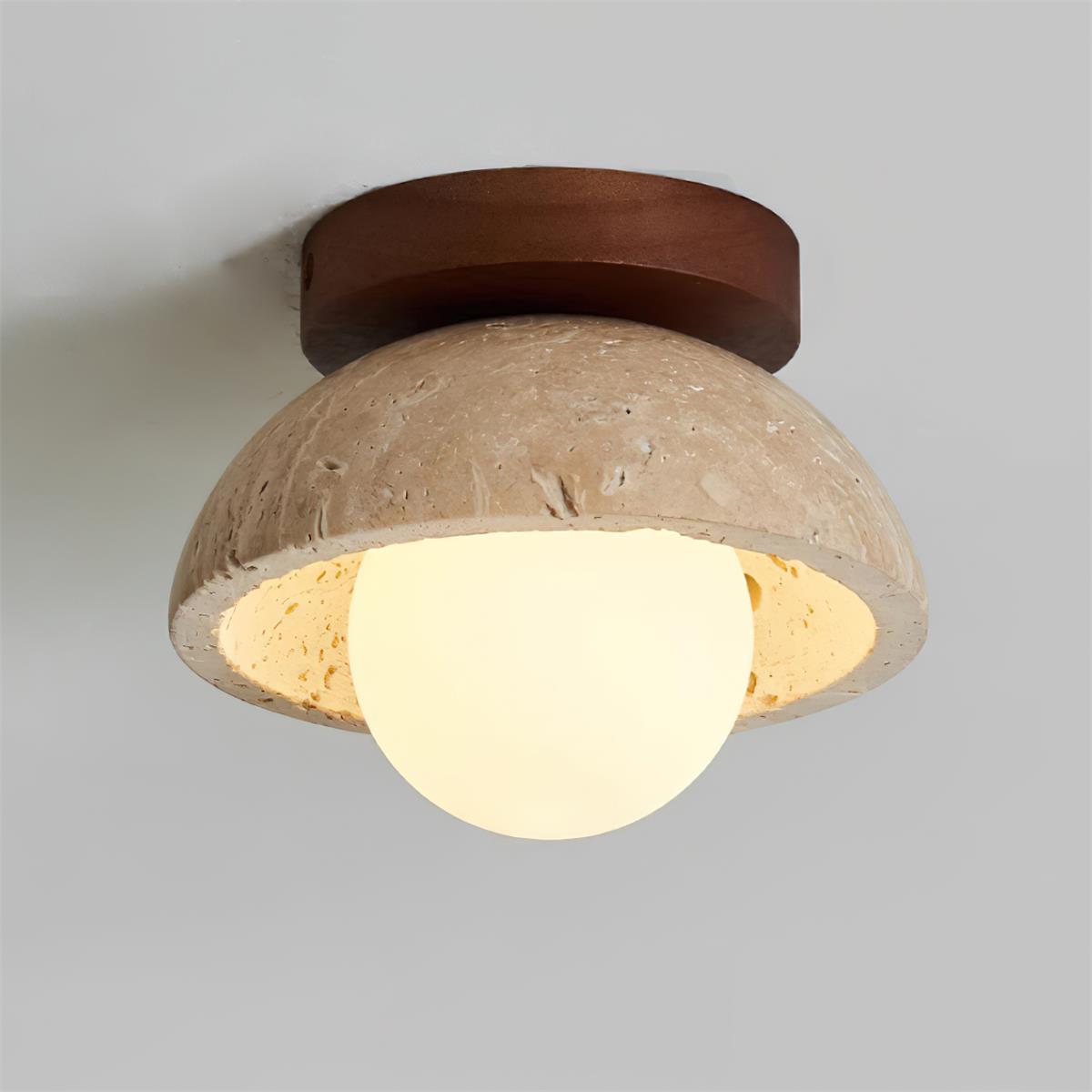 Ritta Lámpara de Techo Minimalista de Travertino