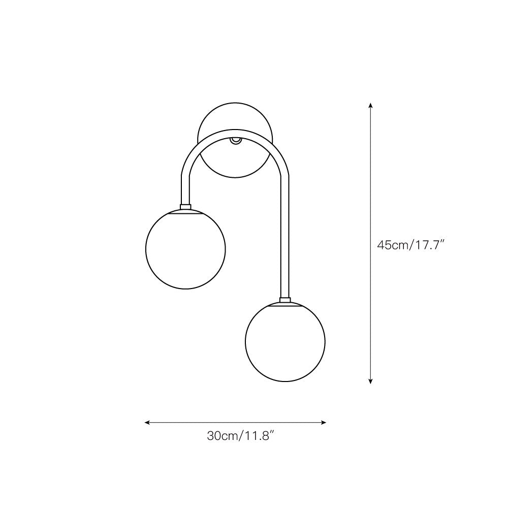 Elthaila Modern Minimalist Brass Alabaster Wall Lamp - Lamp Copper