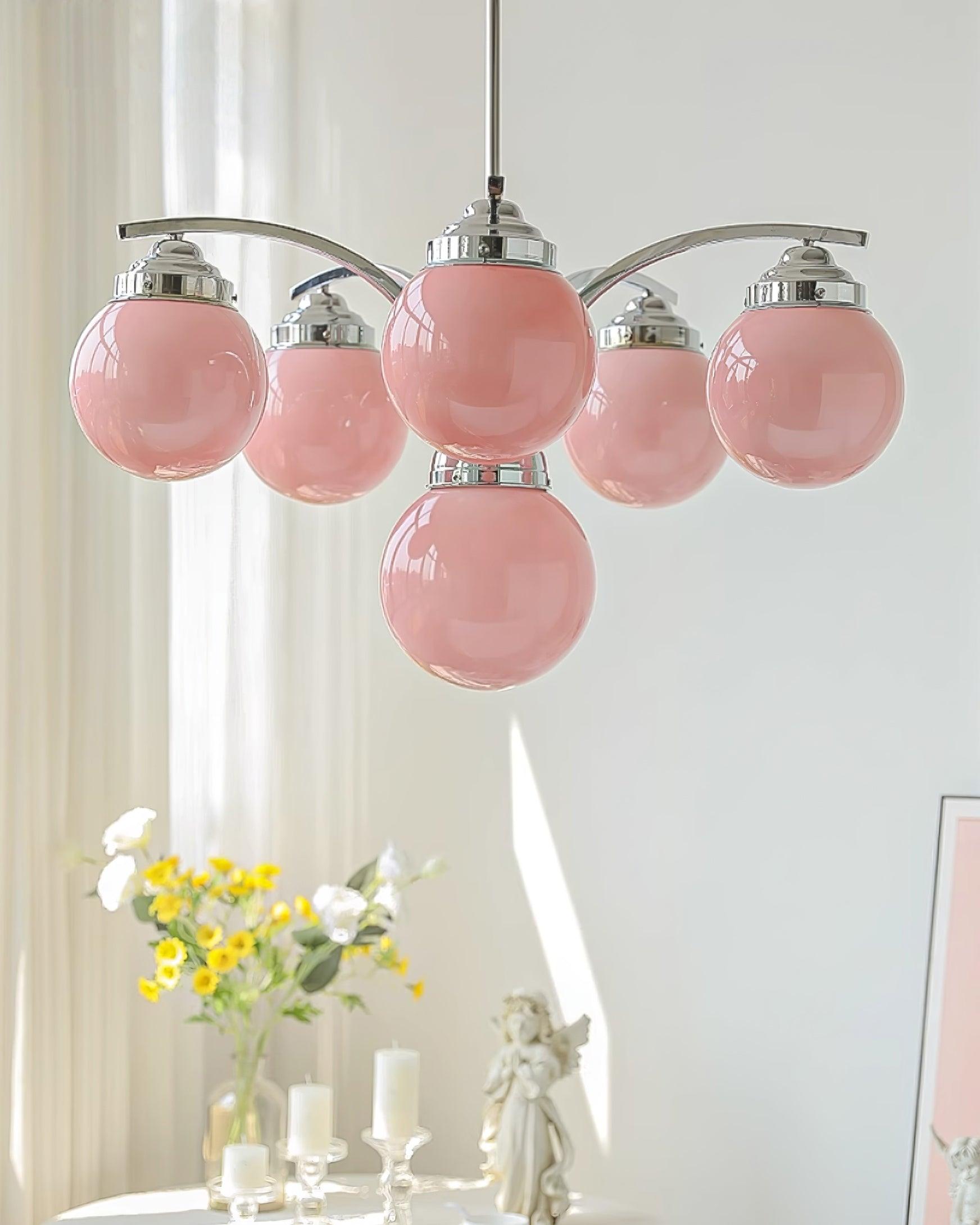 Pink Salamanca Chandelier - Letslighting