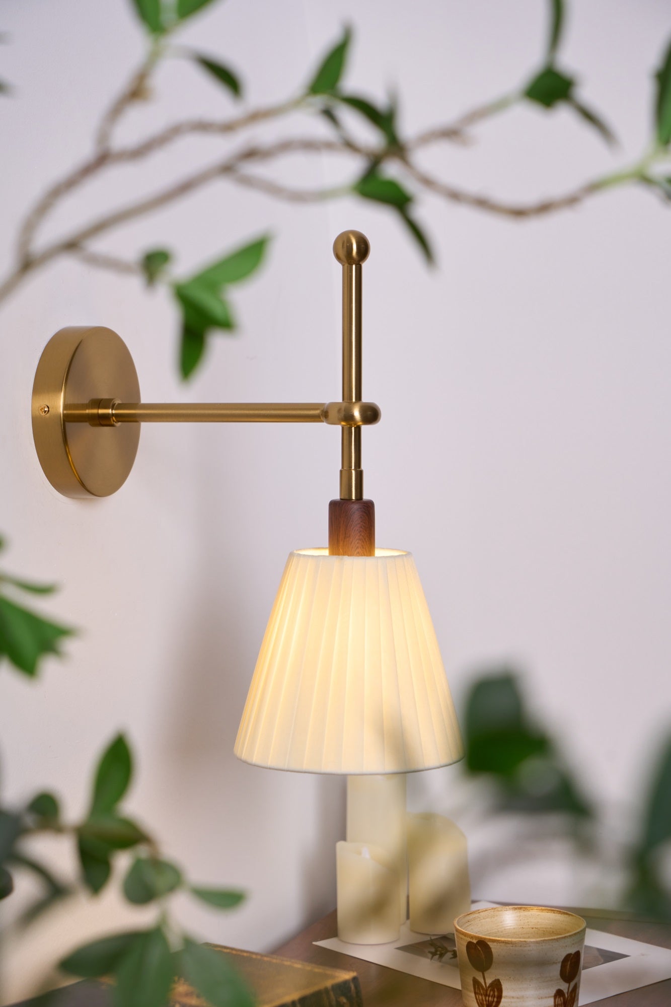 Pleated Fabric Wall Lamp - Letslighting