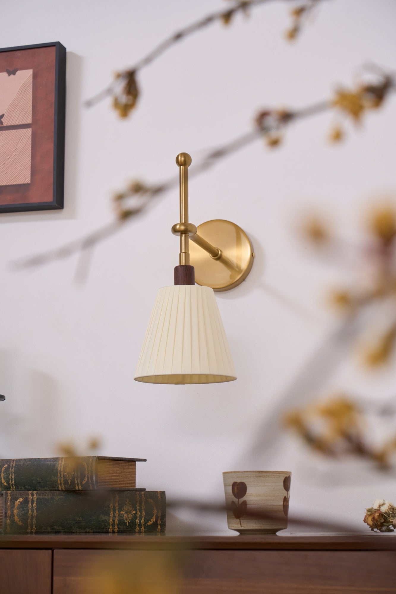 Pleated Fabric Wall Lamp - Letslighting