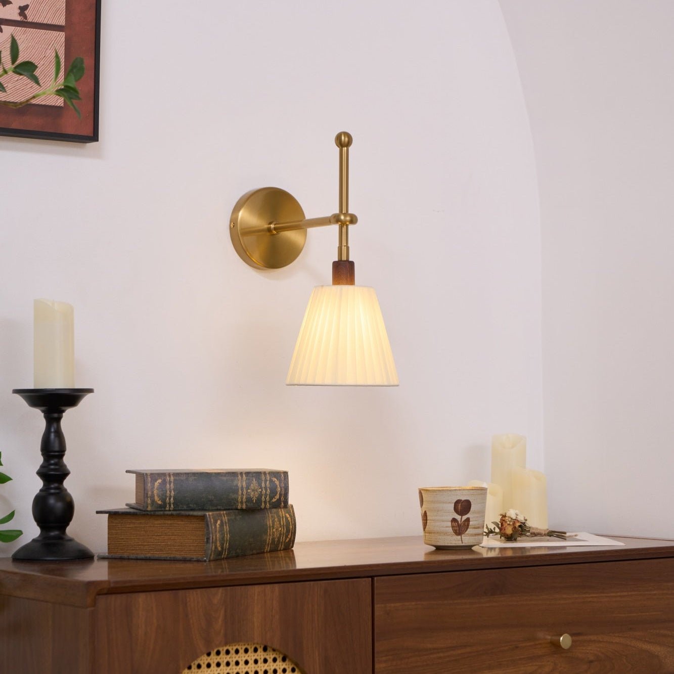 Pleated Fabric Wall Lamp - Letslighting