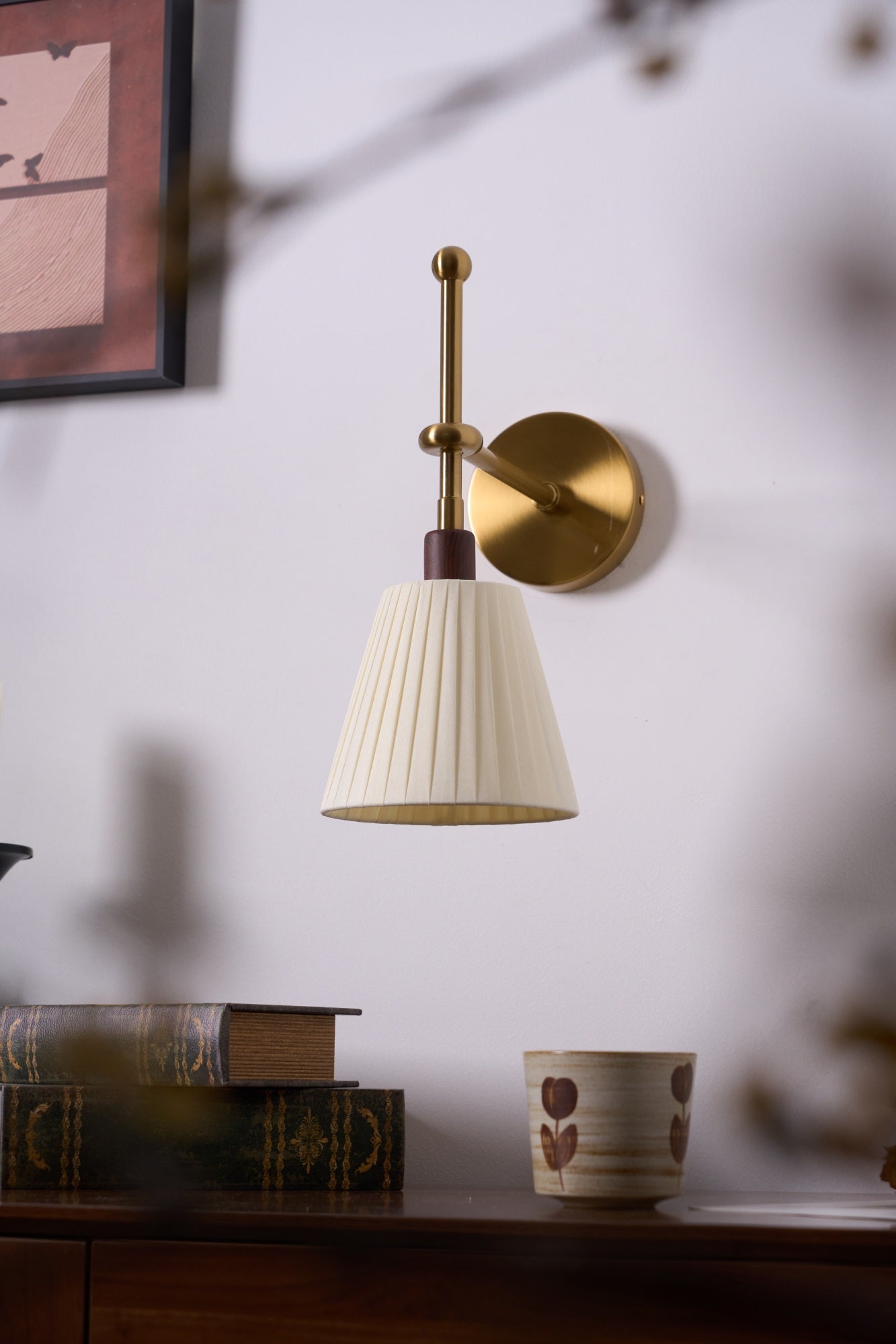 Pleated Fabric Wall Lamp - Letslighting