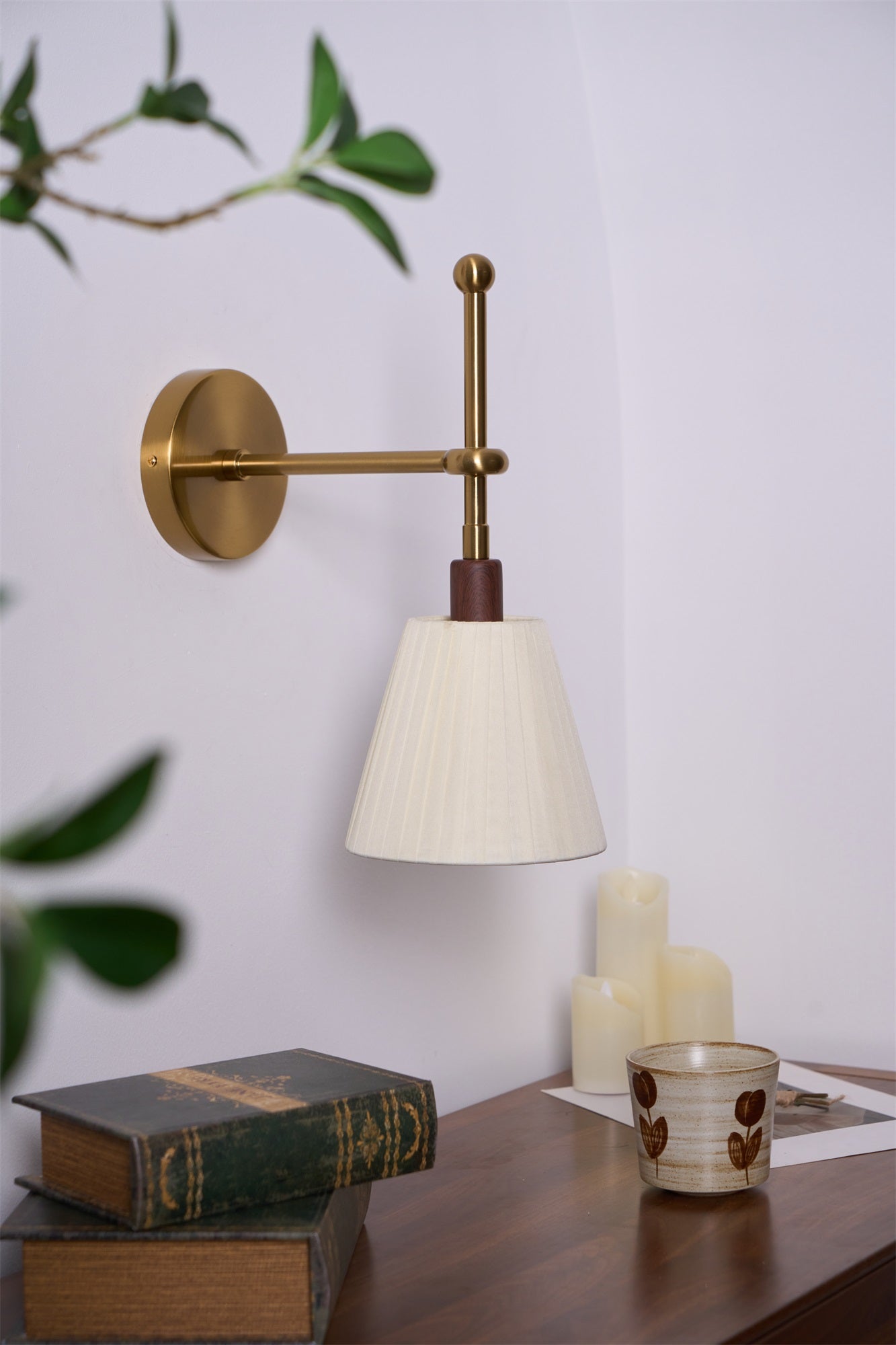 Pleated Fabric Wall Lamp - Letslighting