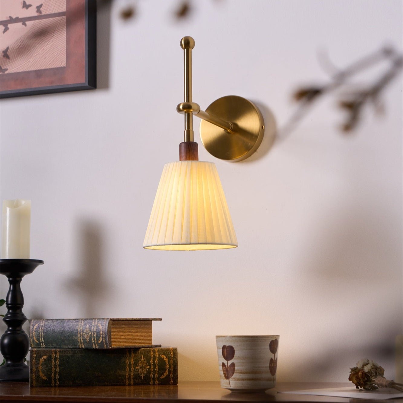 Pleated Fabric Wall Lamp - Letslighting