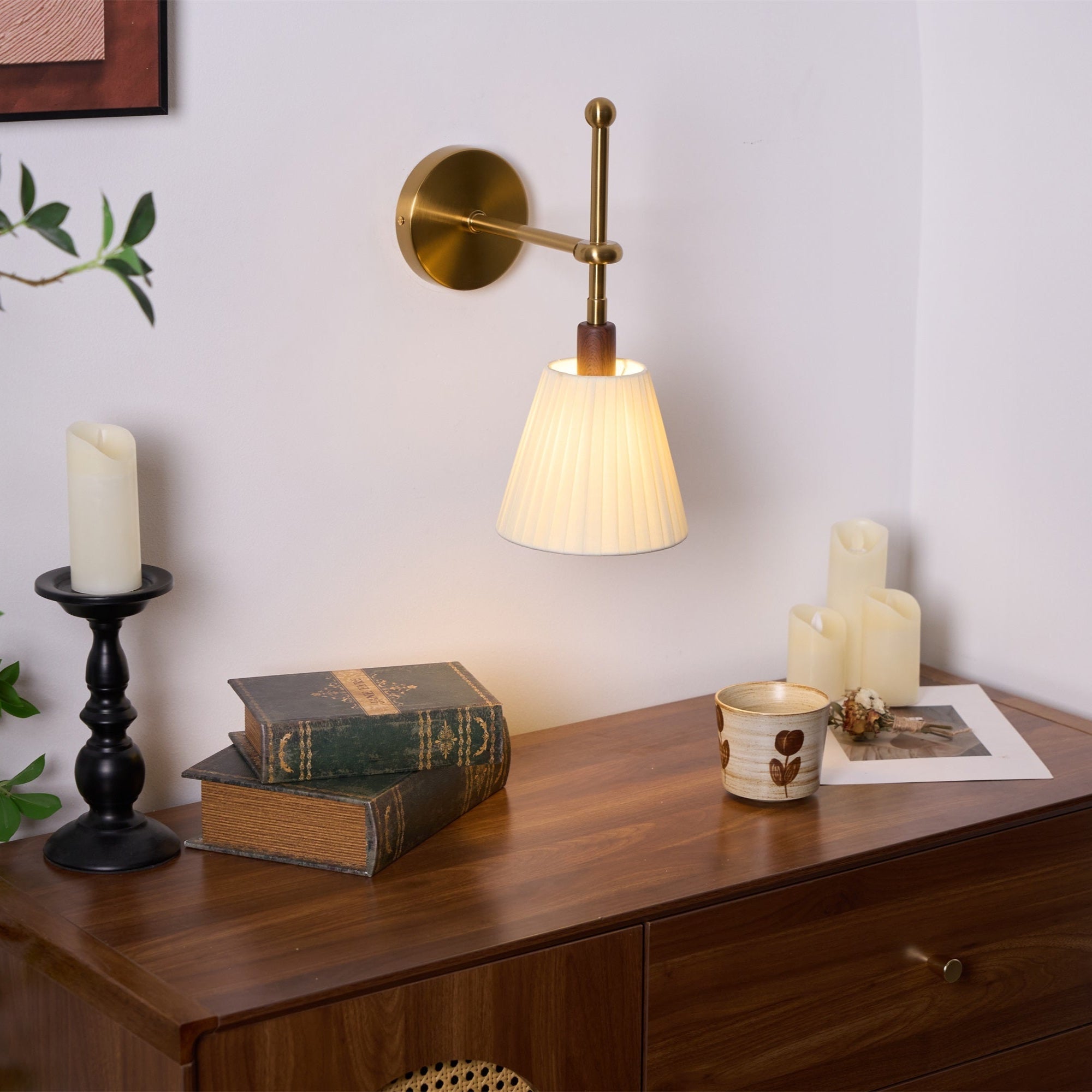 Pleated Fabric Wall Lamp - Letslighting