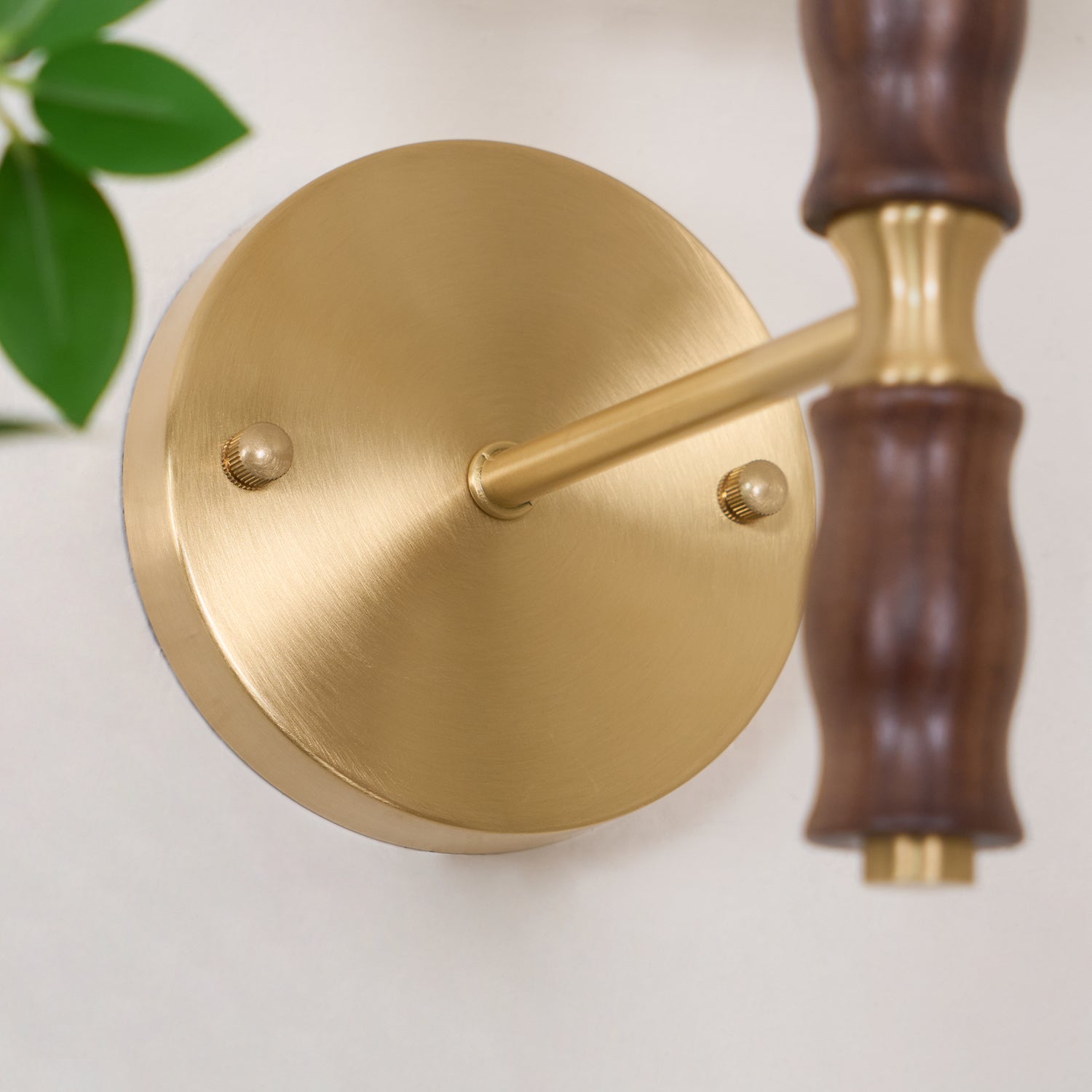 Pleated Walnut Wall Light - Letslighting
