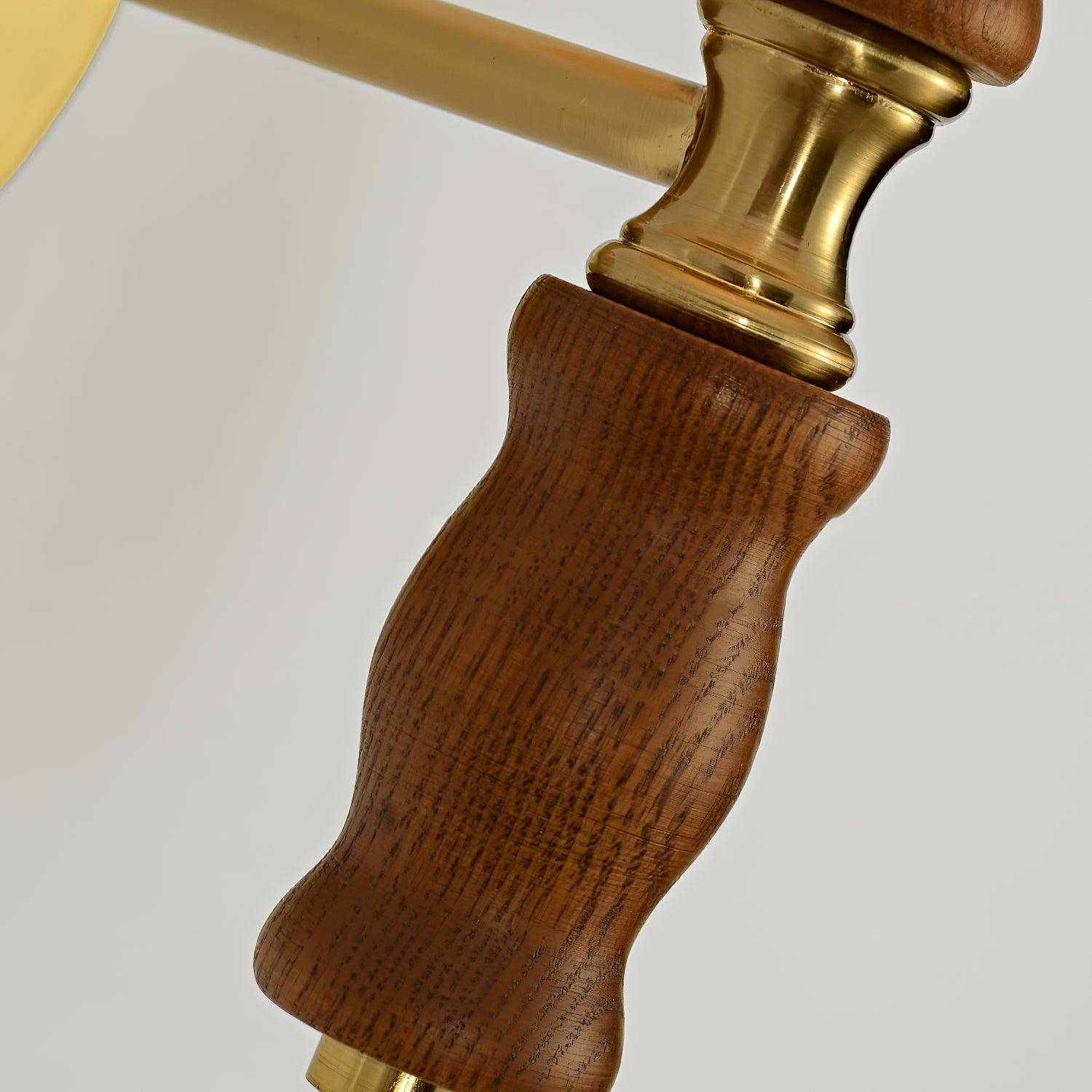 Pleated Walnut Wall Light - Letslighting