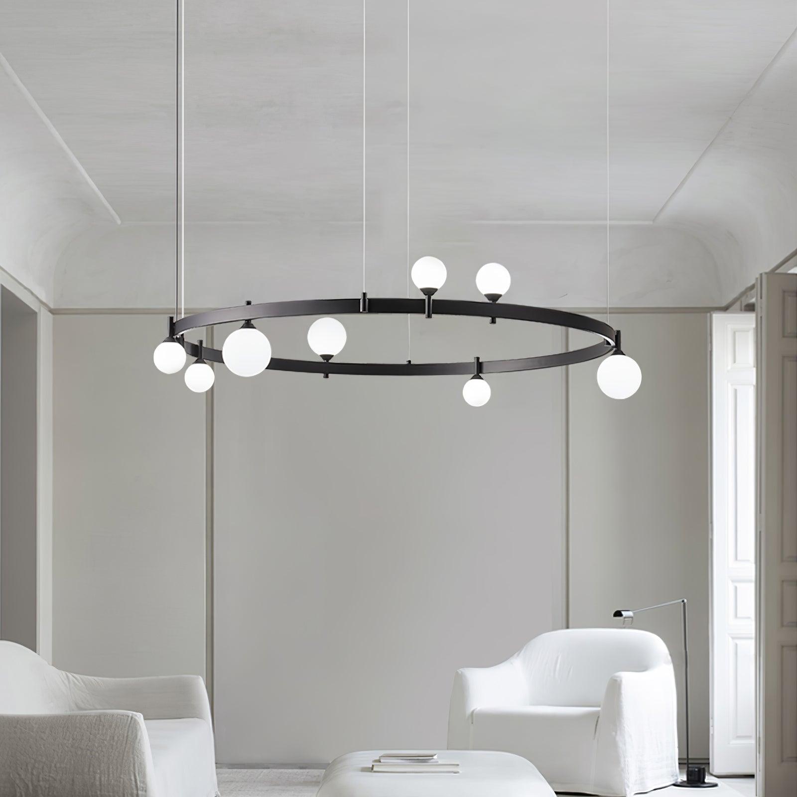 Pomi Round Chandelier - Letslighting