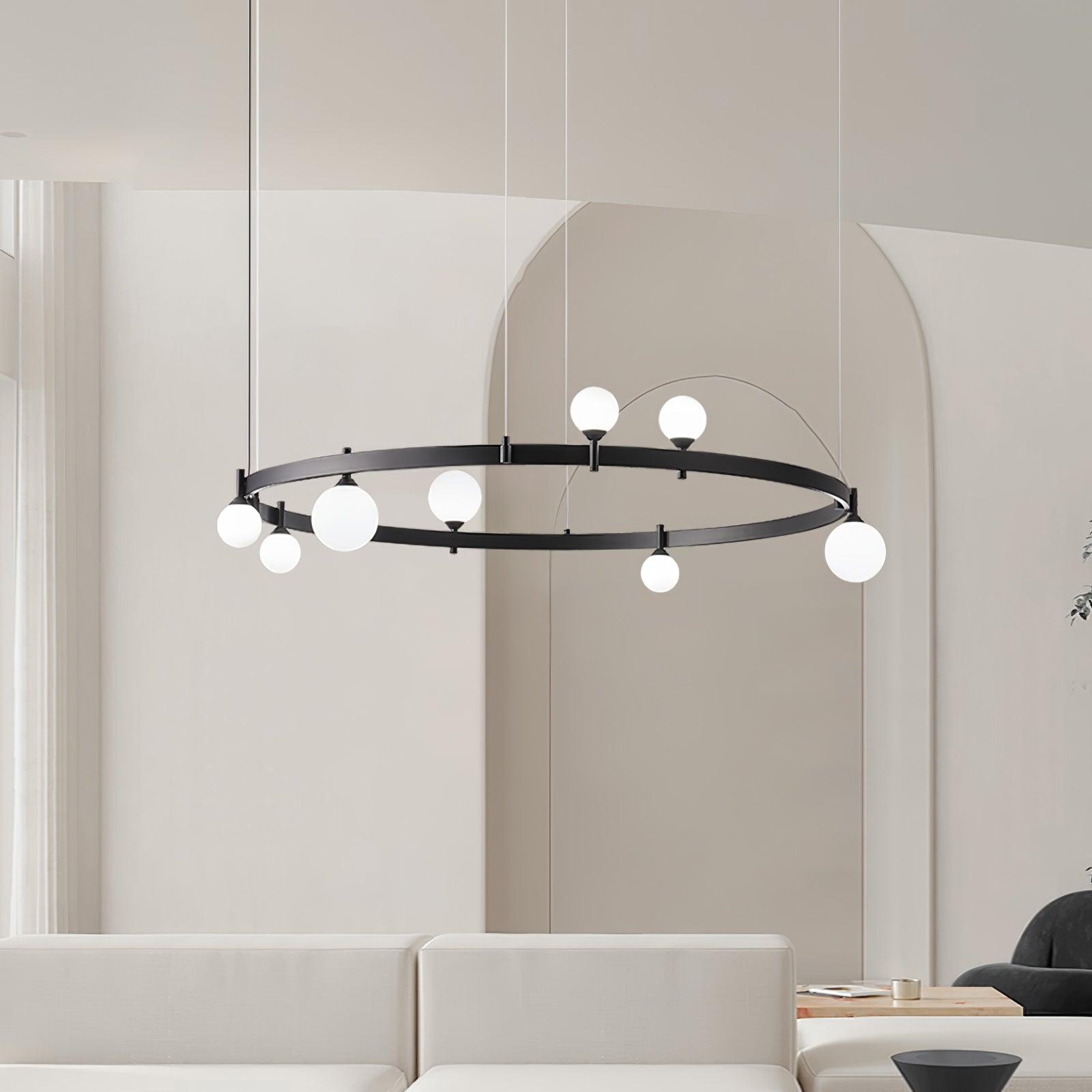 Pomi Round Chandelier - Letslighting
