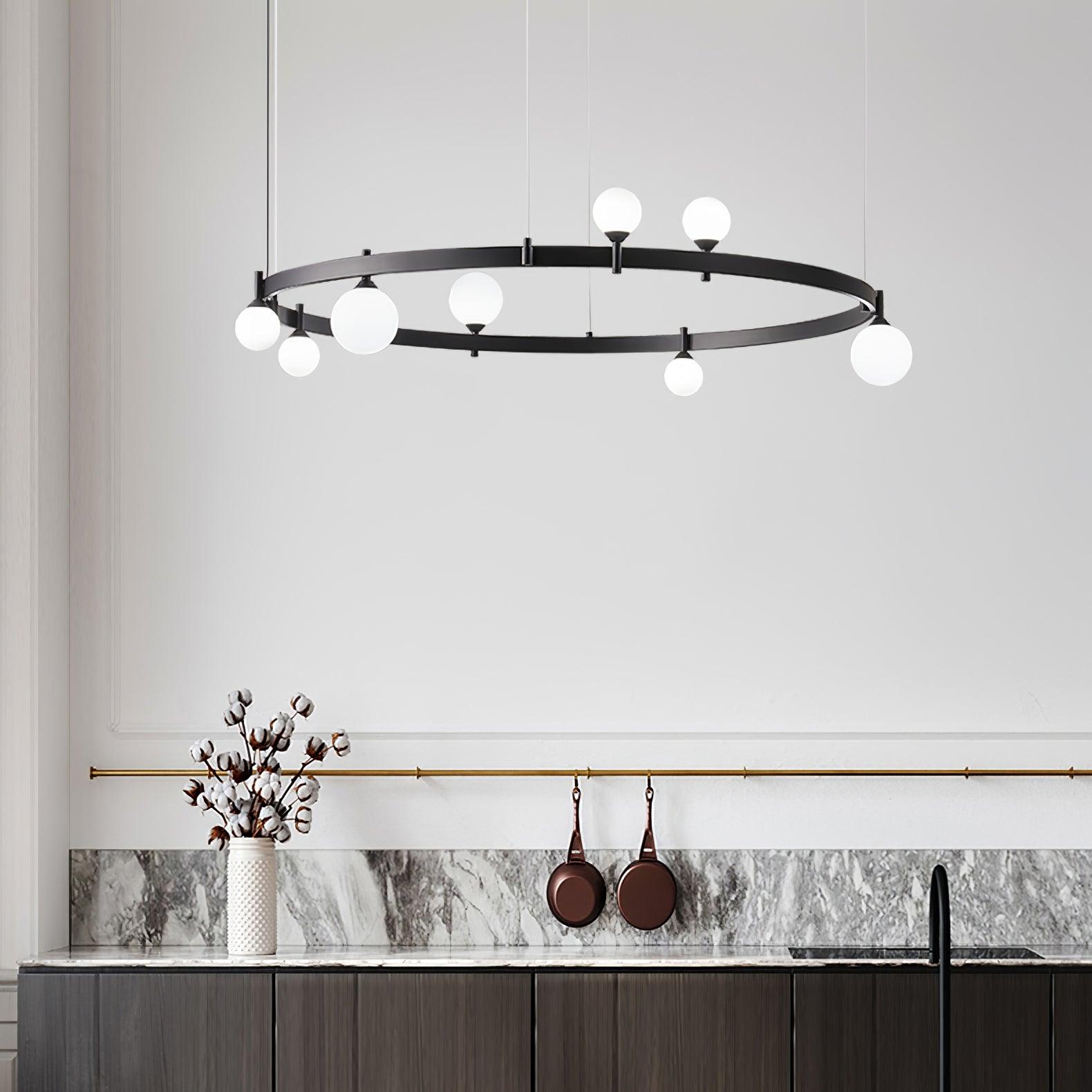 Pomi Round Chandelier - Letslighting