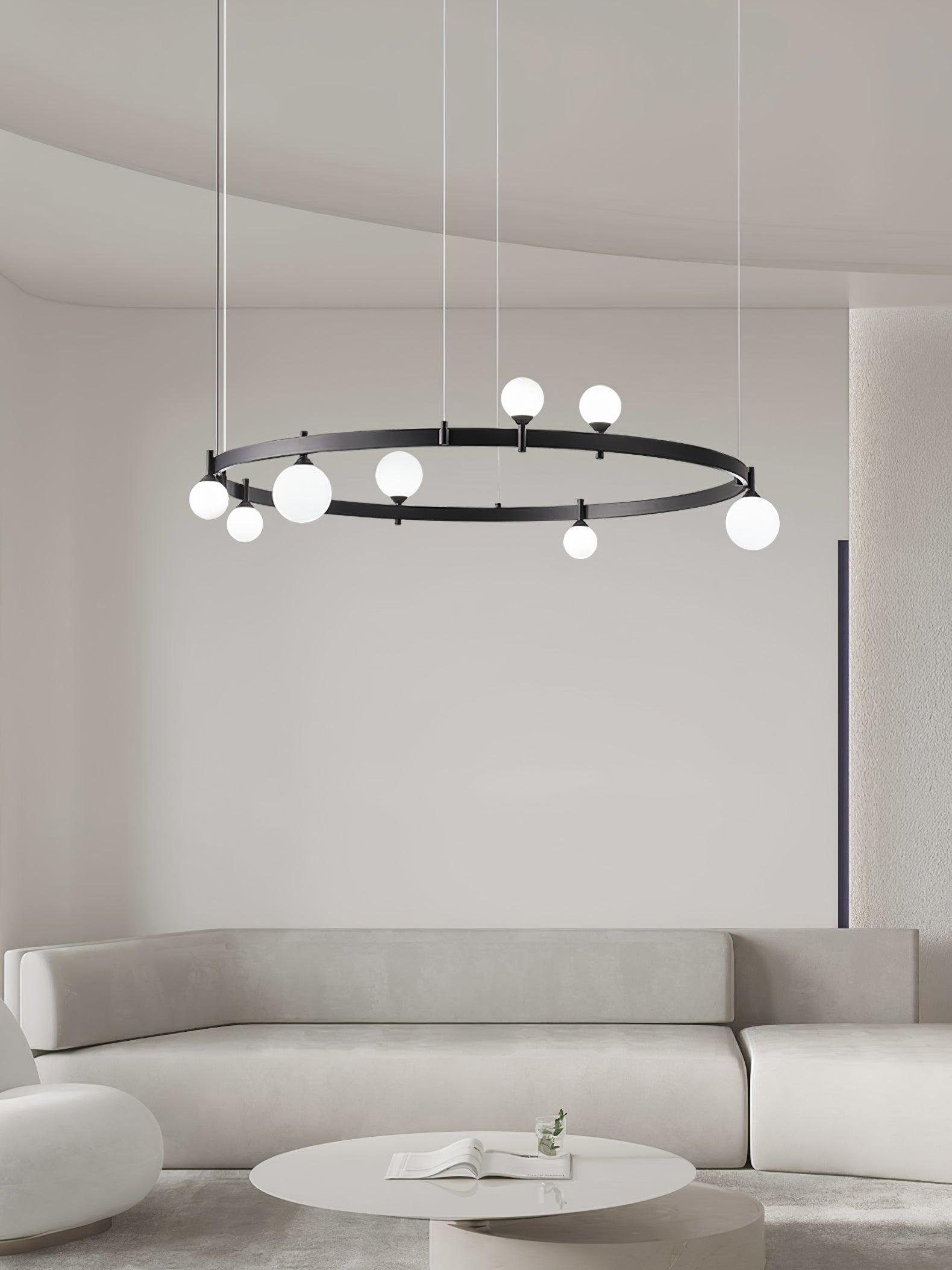 Pomi Round Chandelier - Letslighting