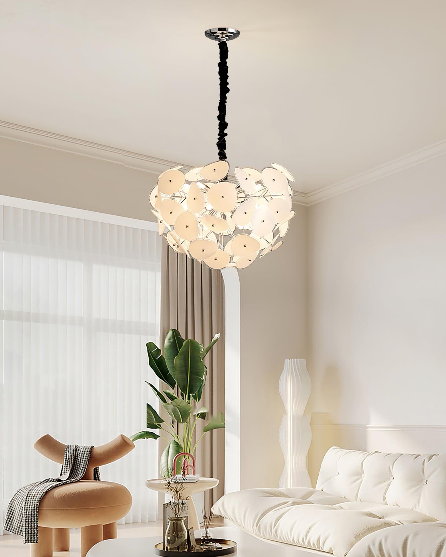 Poppy Glass Chandelier - Letslighting