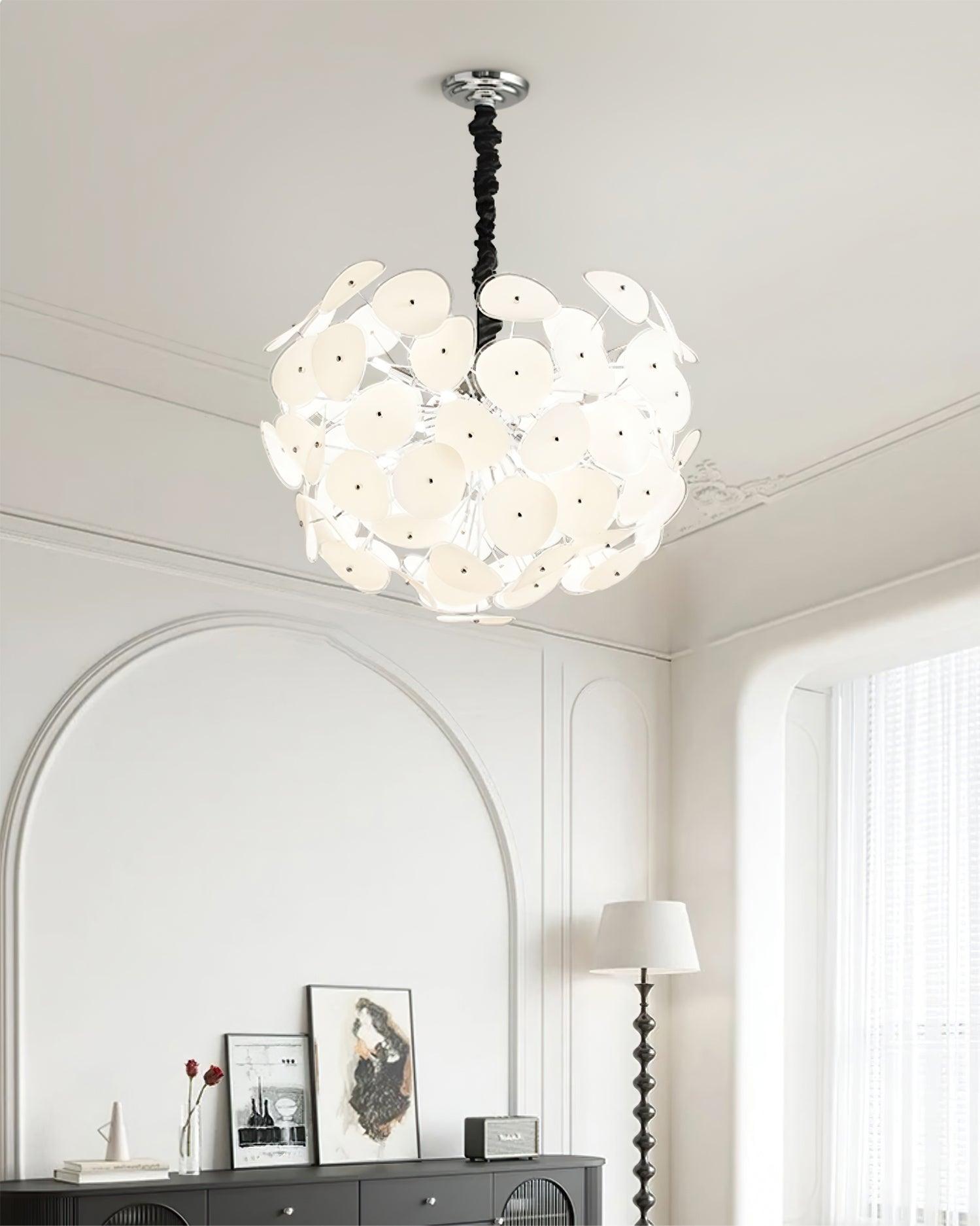 Poppy Glass Chandelier - Letslighting
