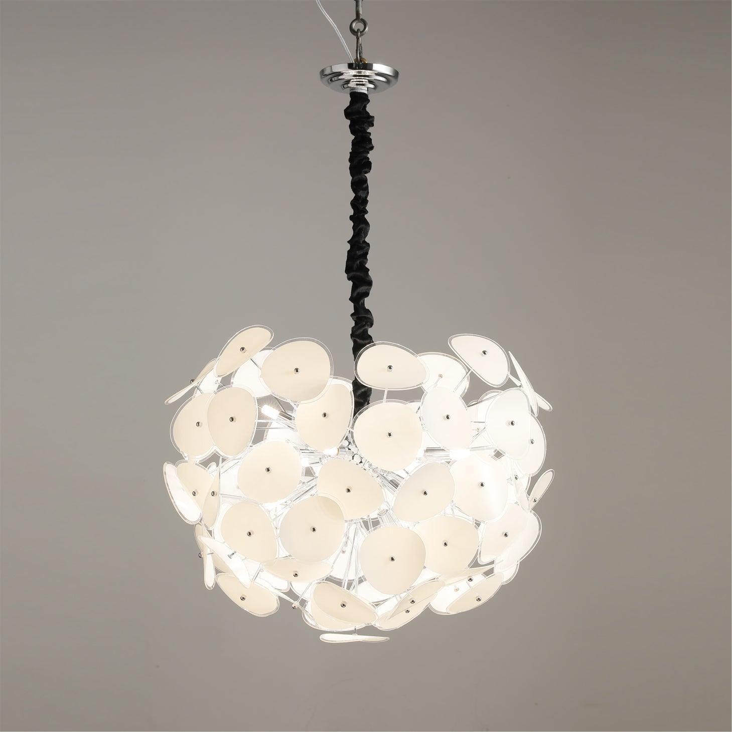 Poppy Glass Chandelier - Letslighting