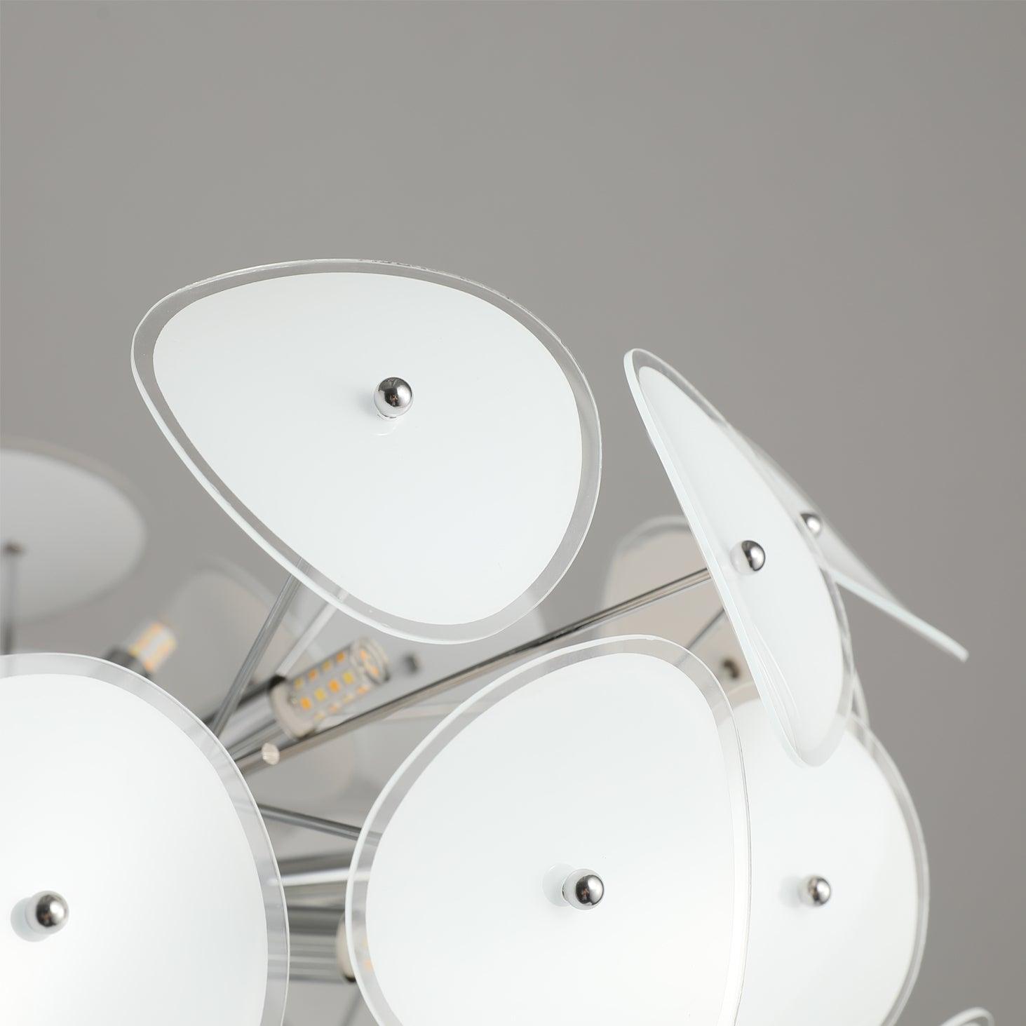 Poppy Glass Chandelier - Letslighting
